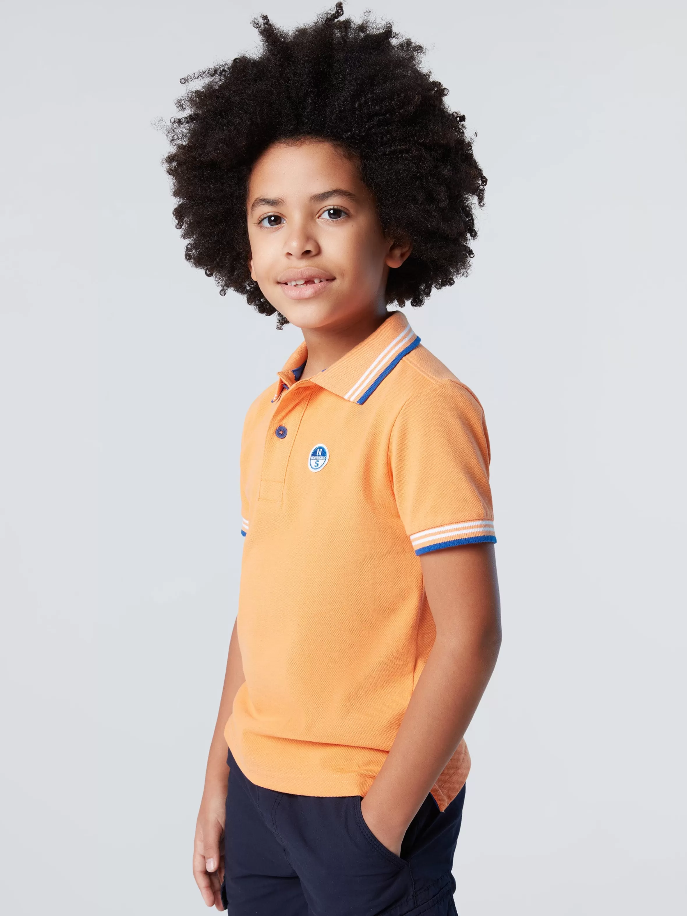 North Sails Polo Con Dettagli A Righe