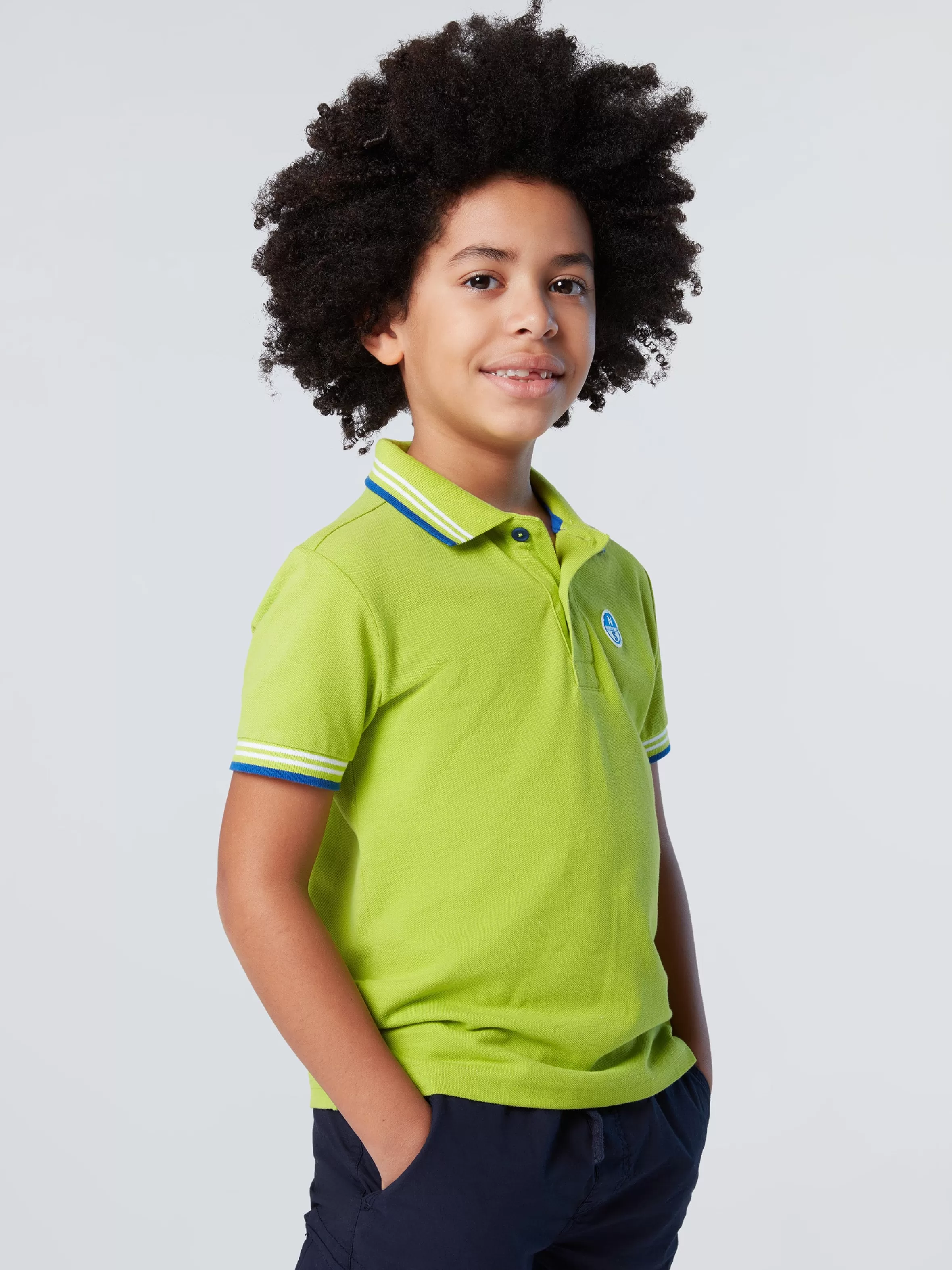 North Sails Polo Con Dettagli A Righe