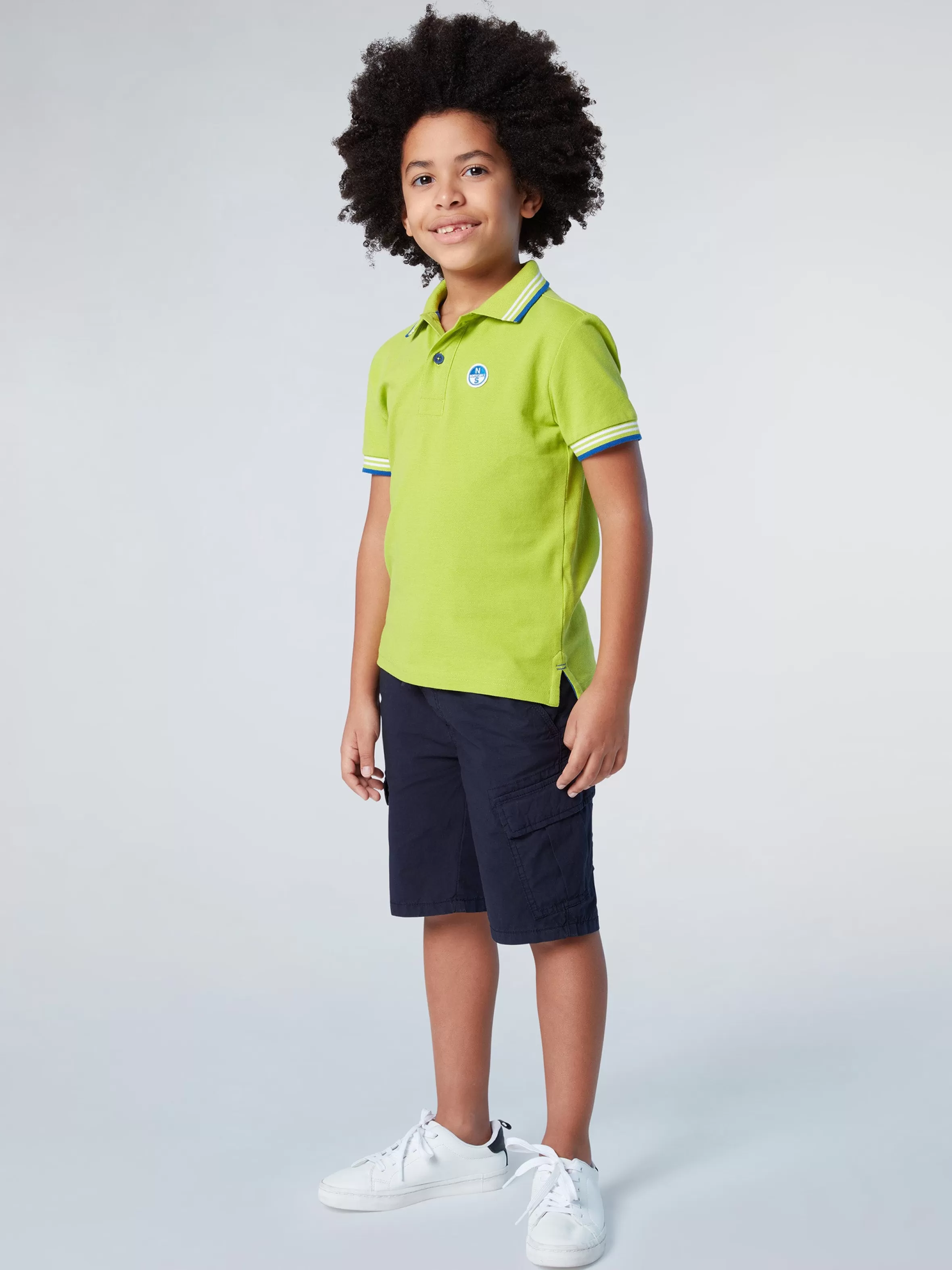 North Sails Polo Con Dettagli A Righe