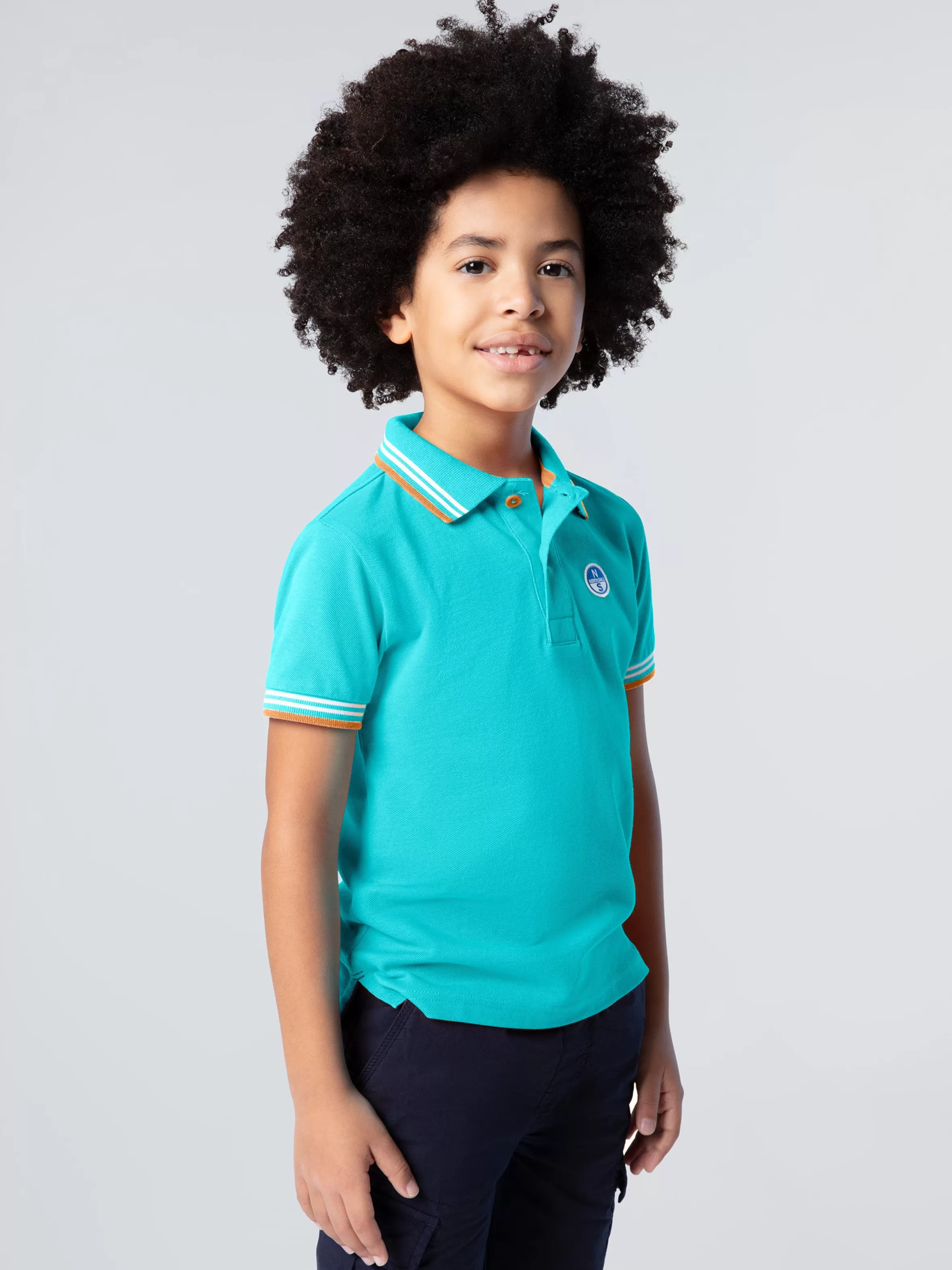 North Sails Polo Con Dettagli A Righe