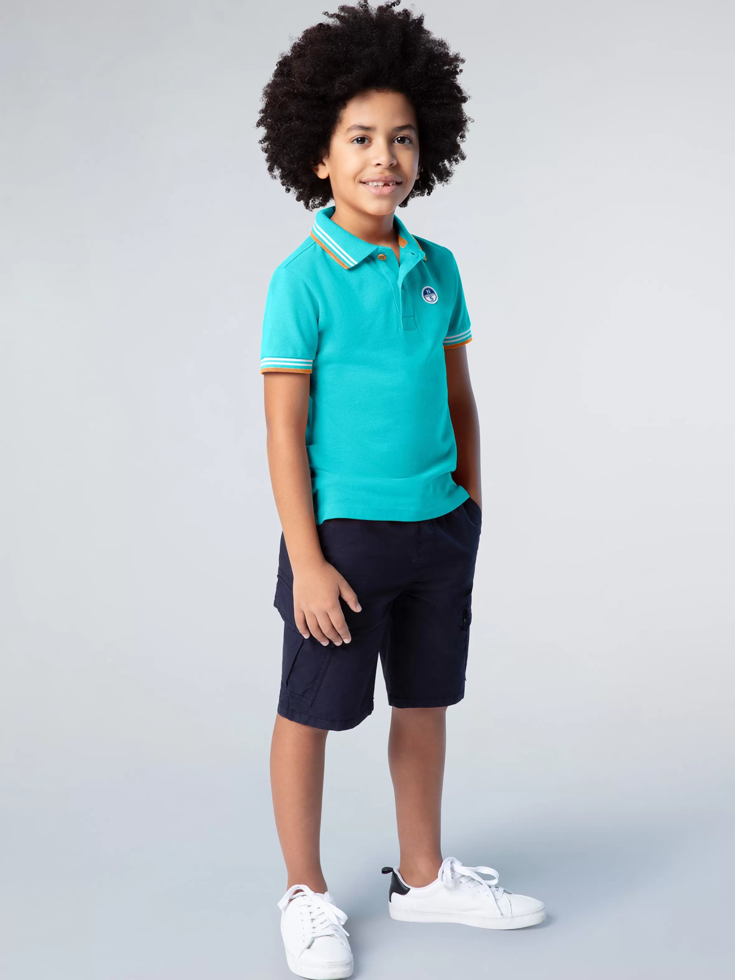 North Sails Polo Con Dettagli A Righe