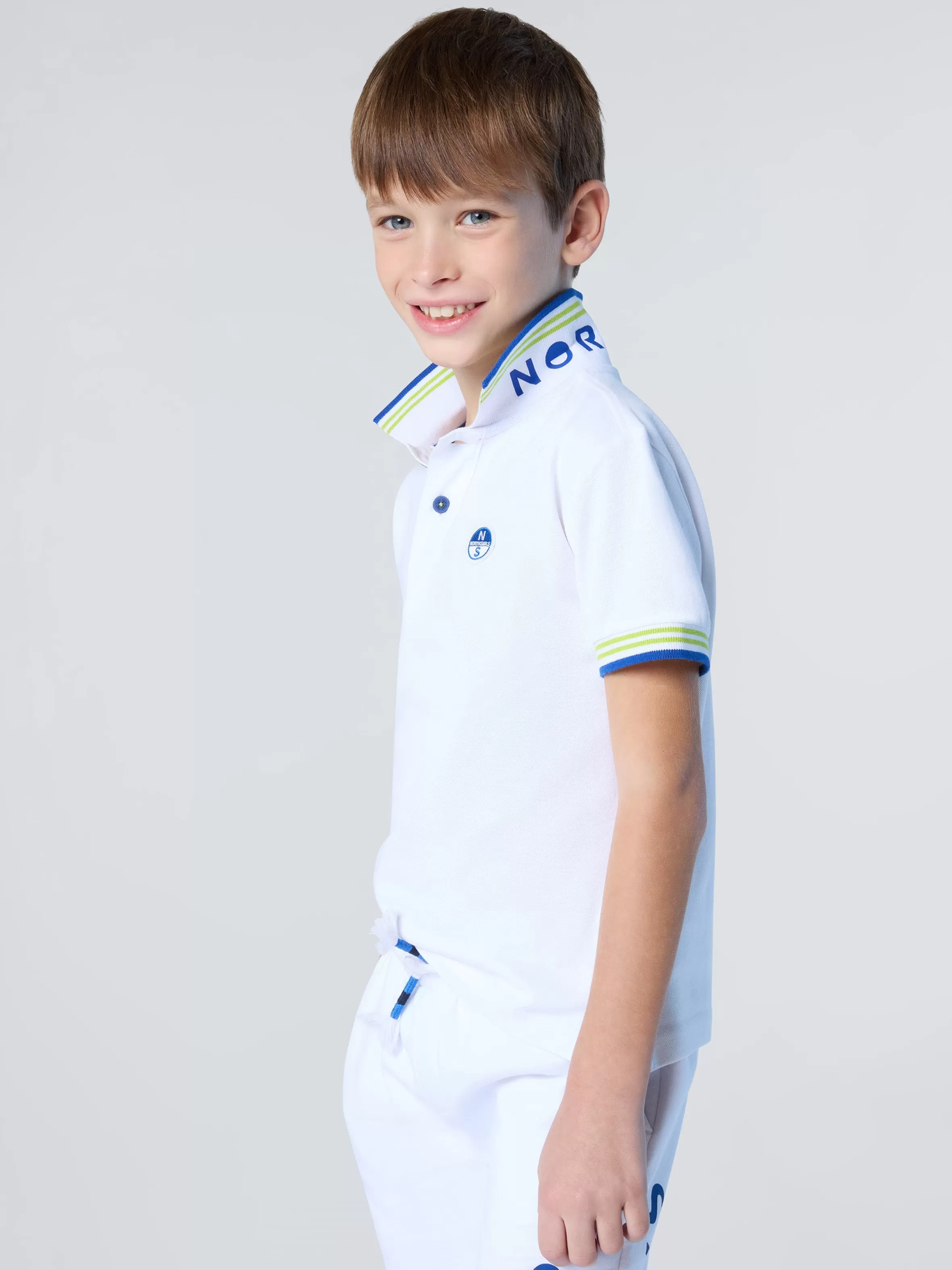 North Sails Polo Con Dettagli A Righe