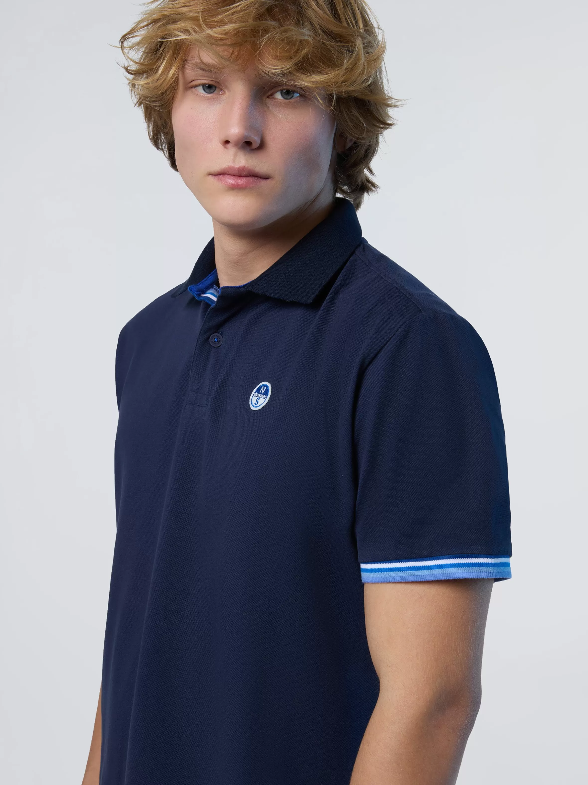 Uomo North Sails Polo Con Dettagli A Righe