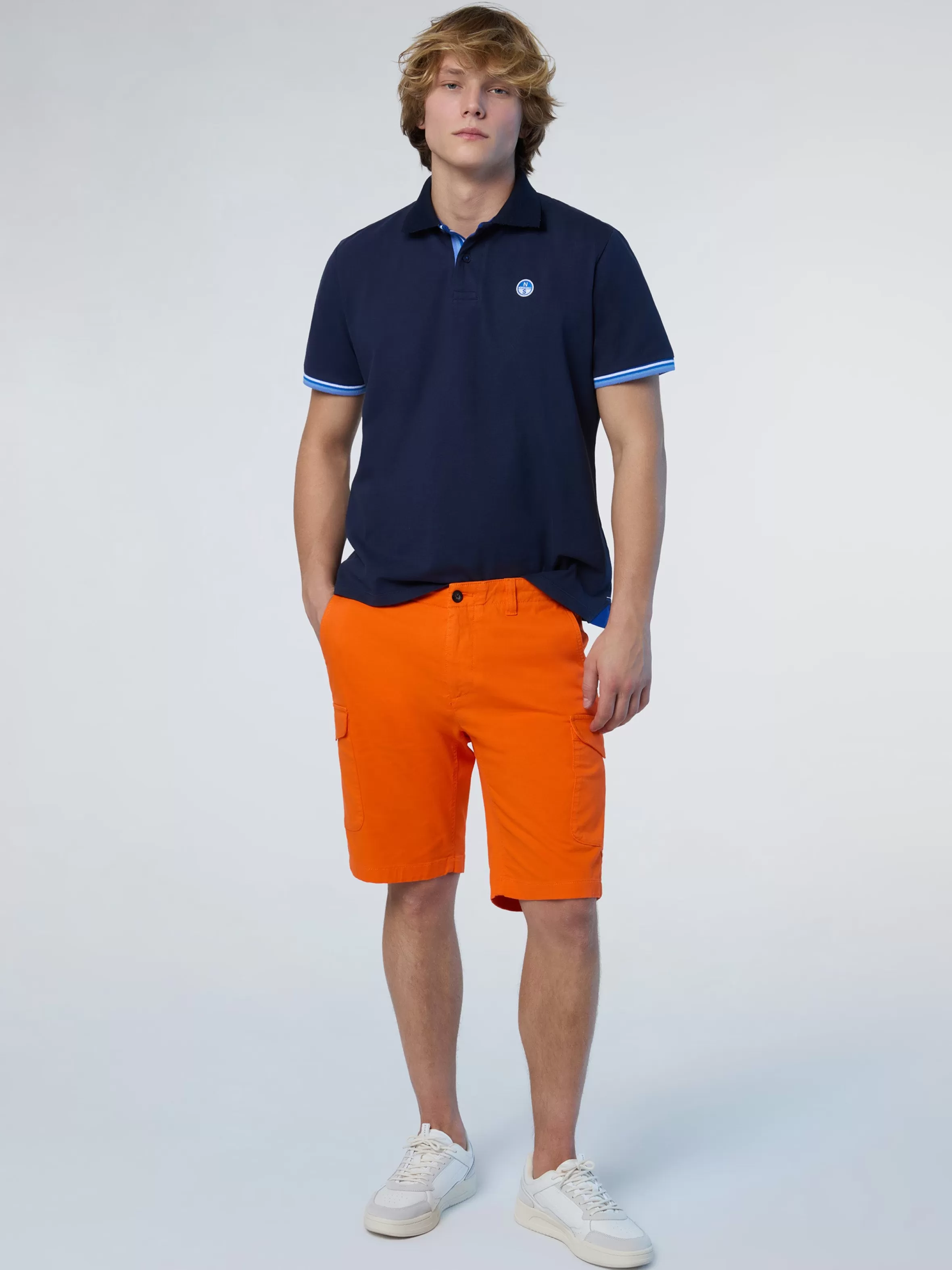 Uomo North Sails Polo Con Dettagli A Righe