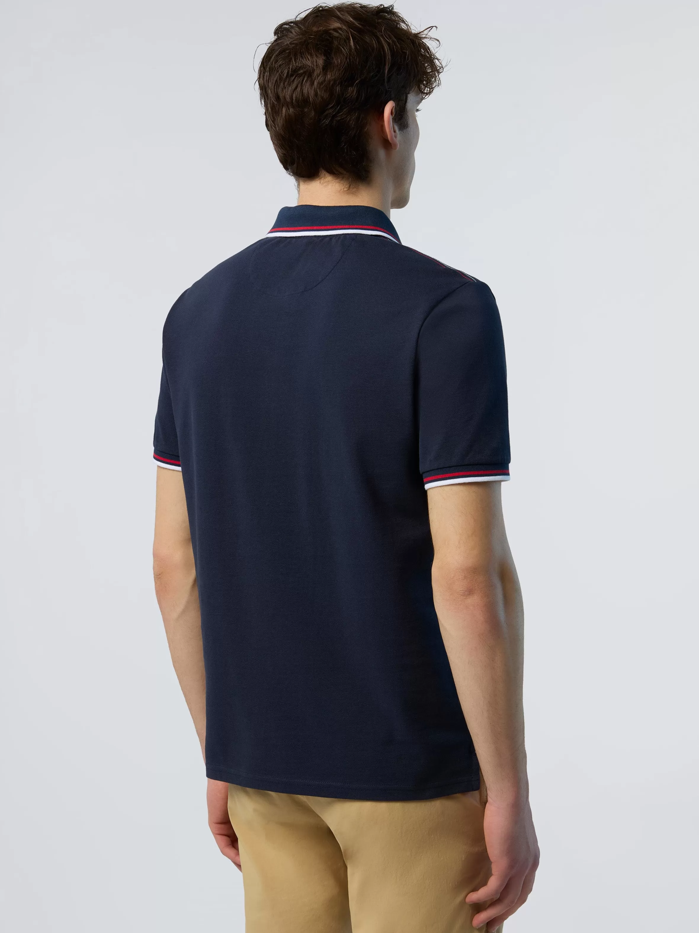 Uomo North Sails Polo Con Logo Ricamato