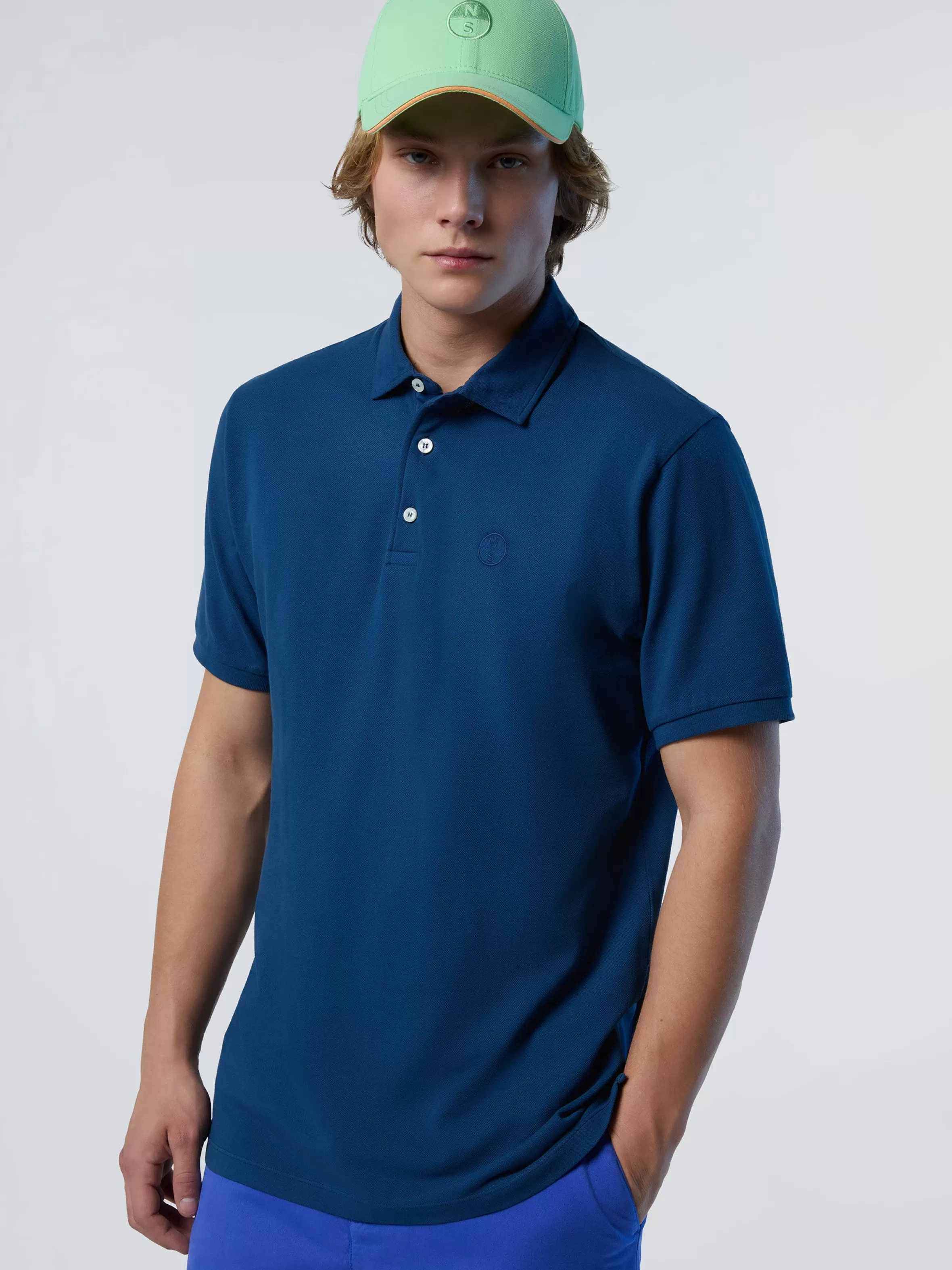 Uomo North Sails Polo Con Logo Ricamato