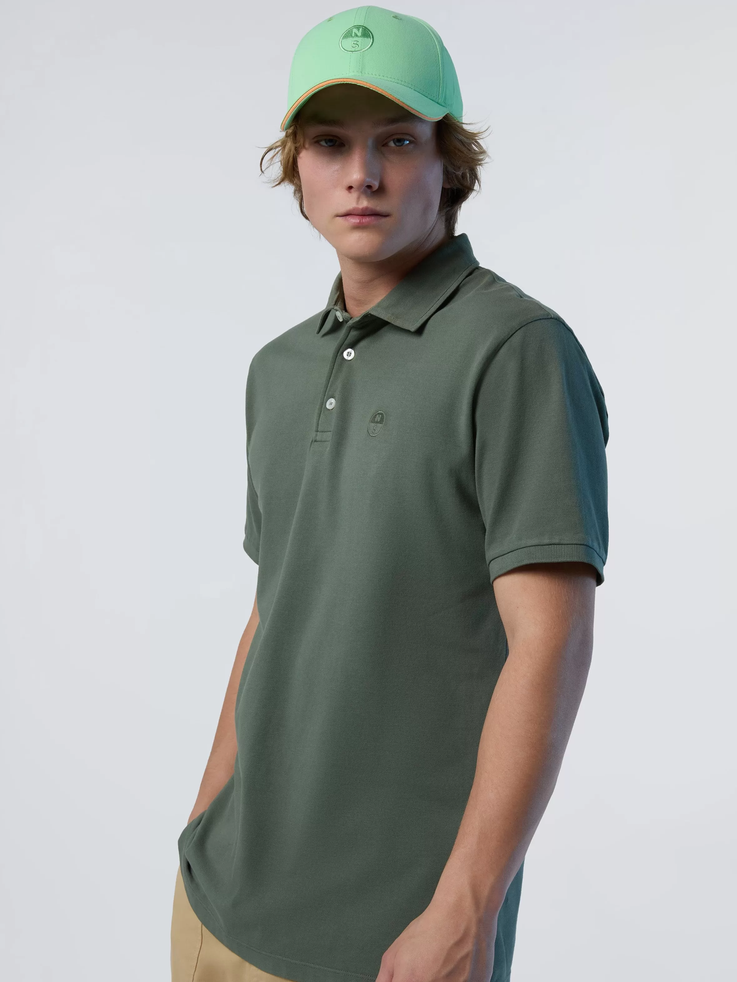 Uomo North Sails Polo Con Logo Ricamato