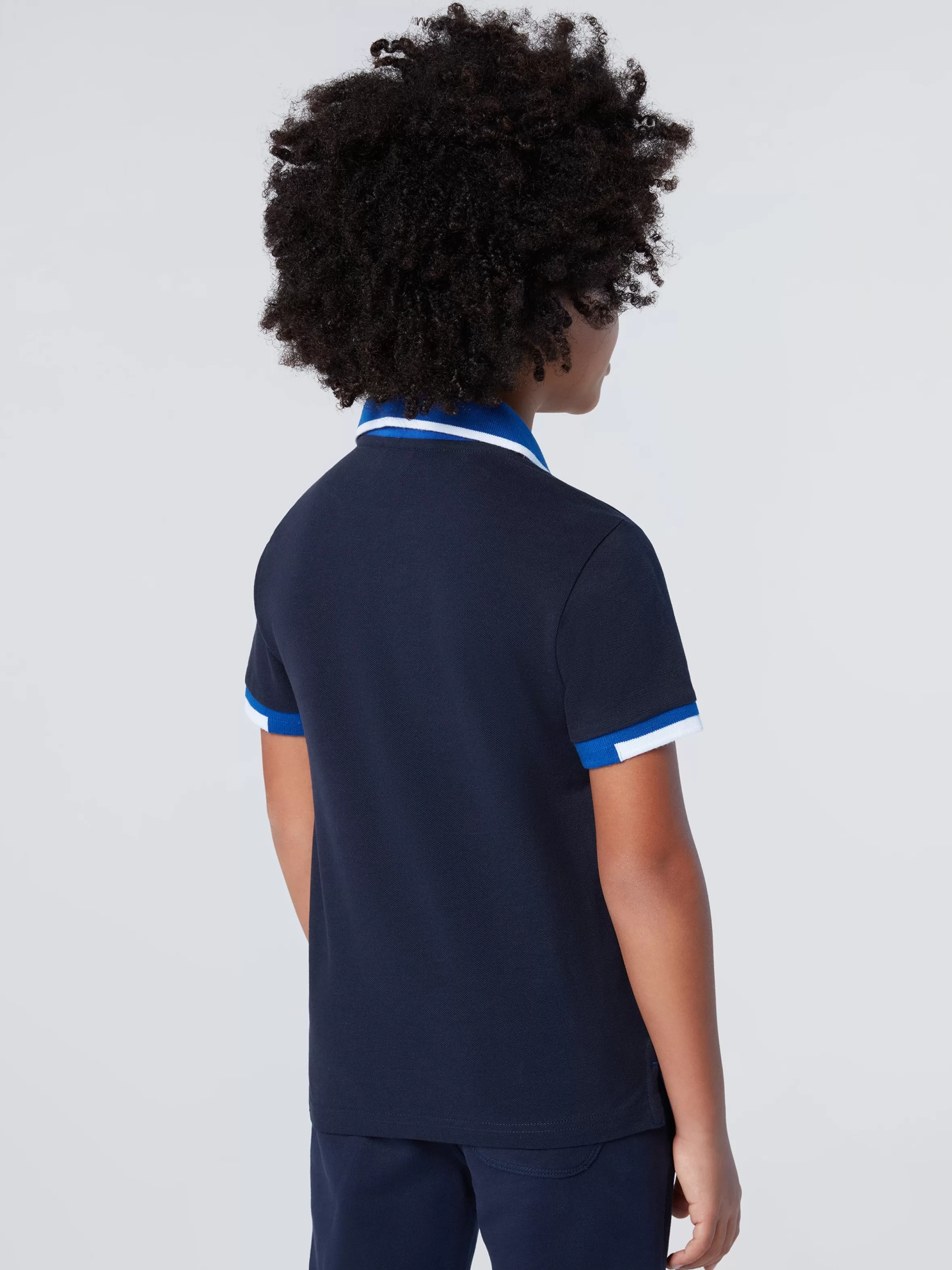 North Sails Polo Con Motivo Bicolor