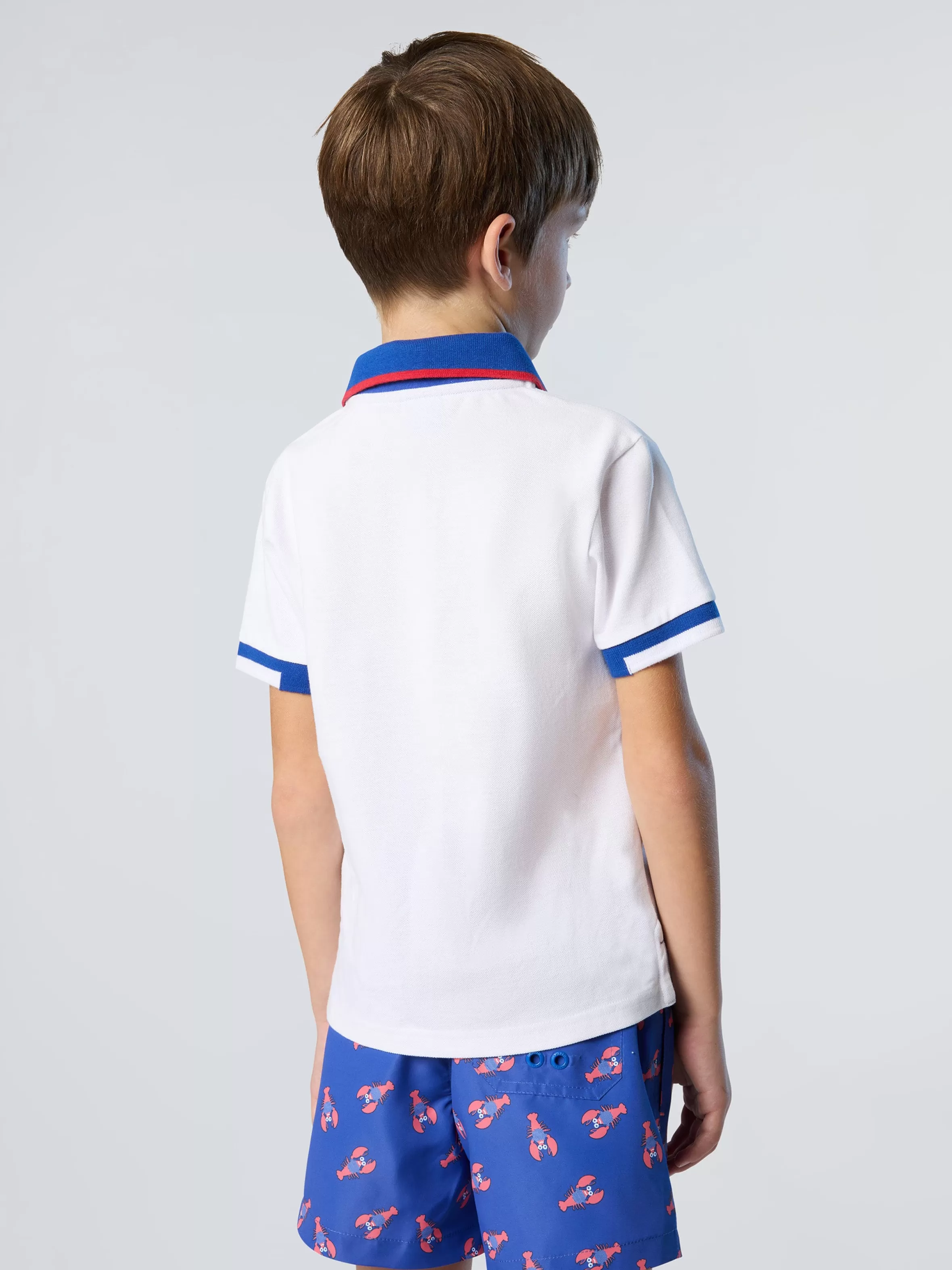 North Sails Polo Con Motivo Bicolor