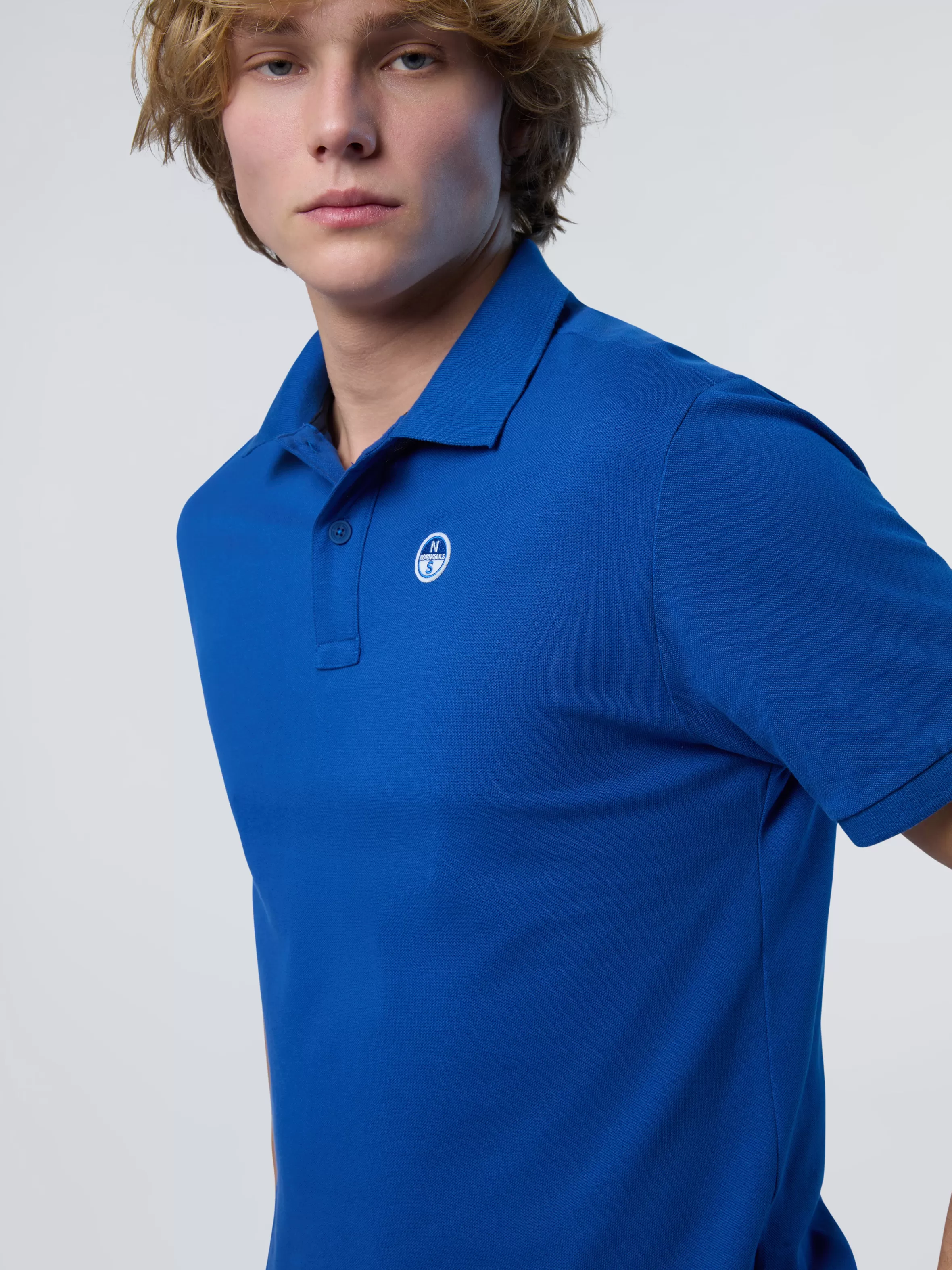 Uomo North Sails Polo Con Patch Logo