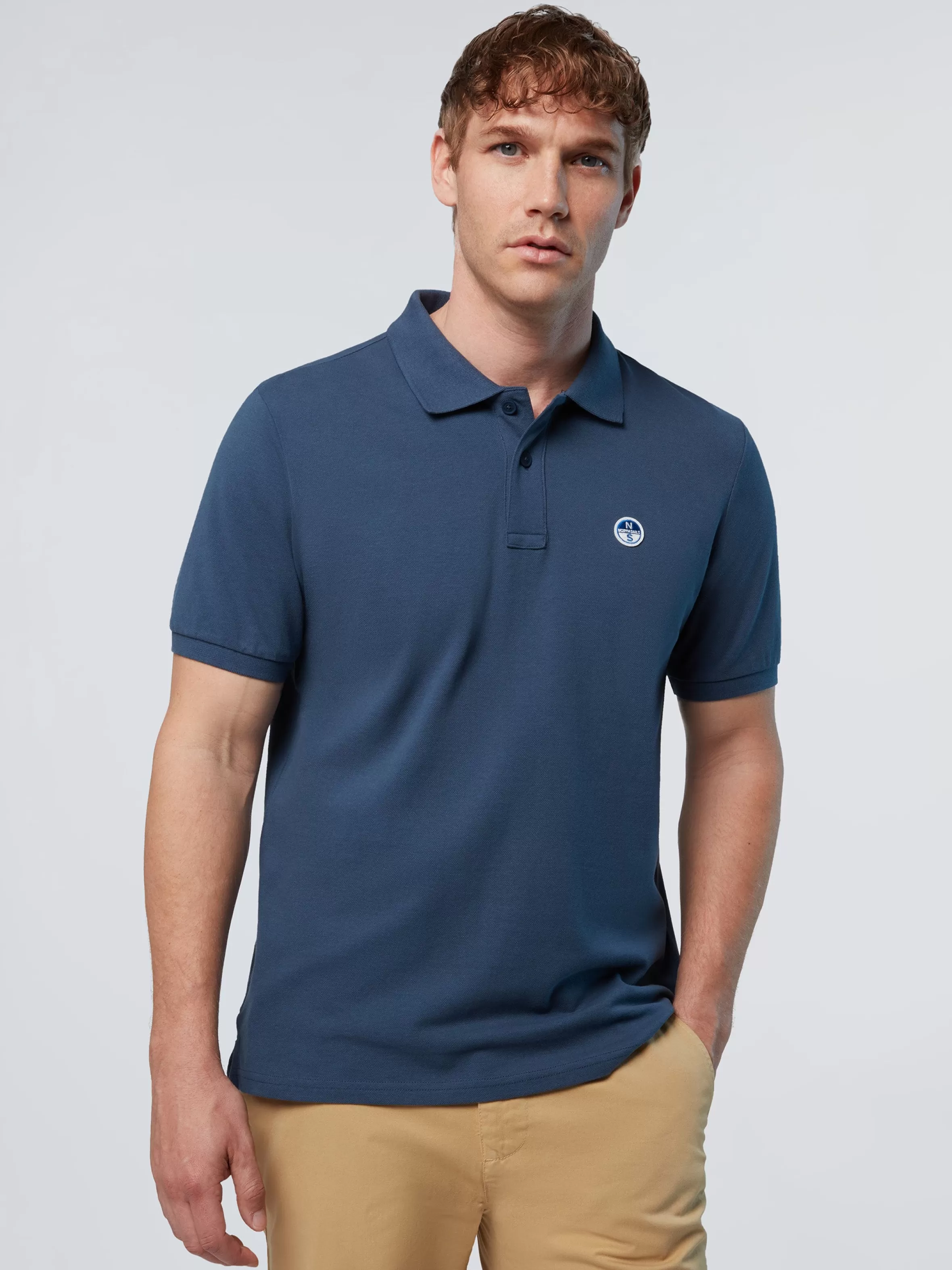 Uomo North Sails Polo Con Patch Logo