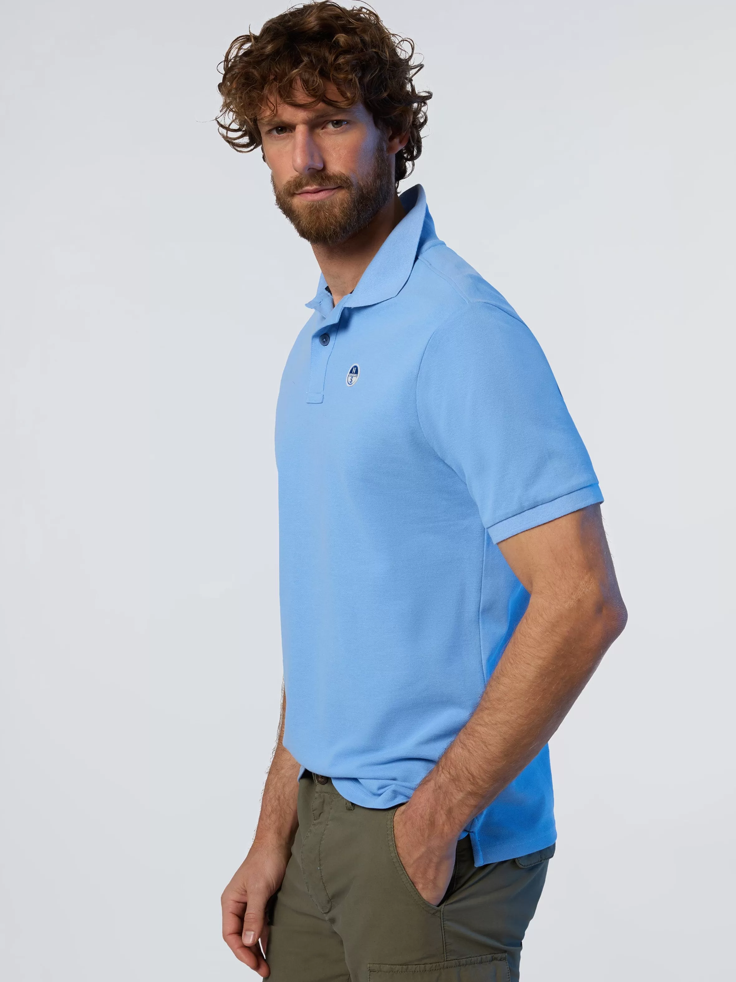 Uomo North Sails Polo Con Patch Logo