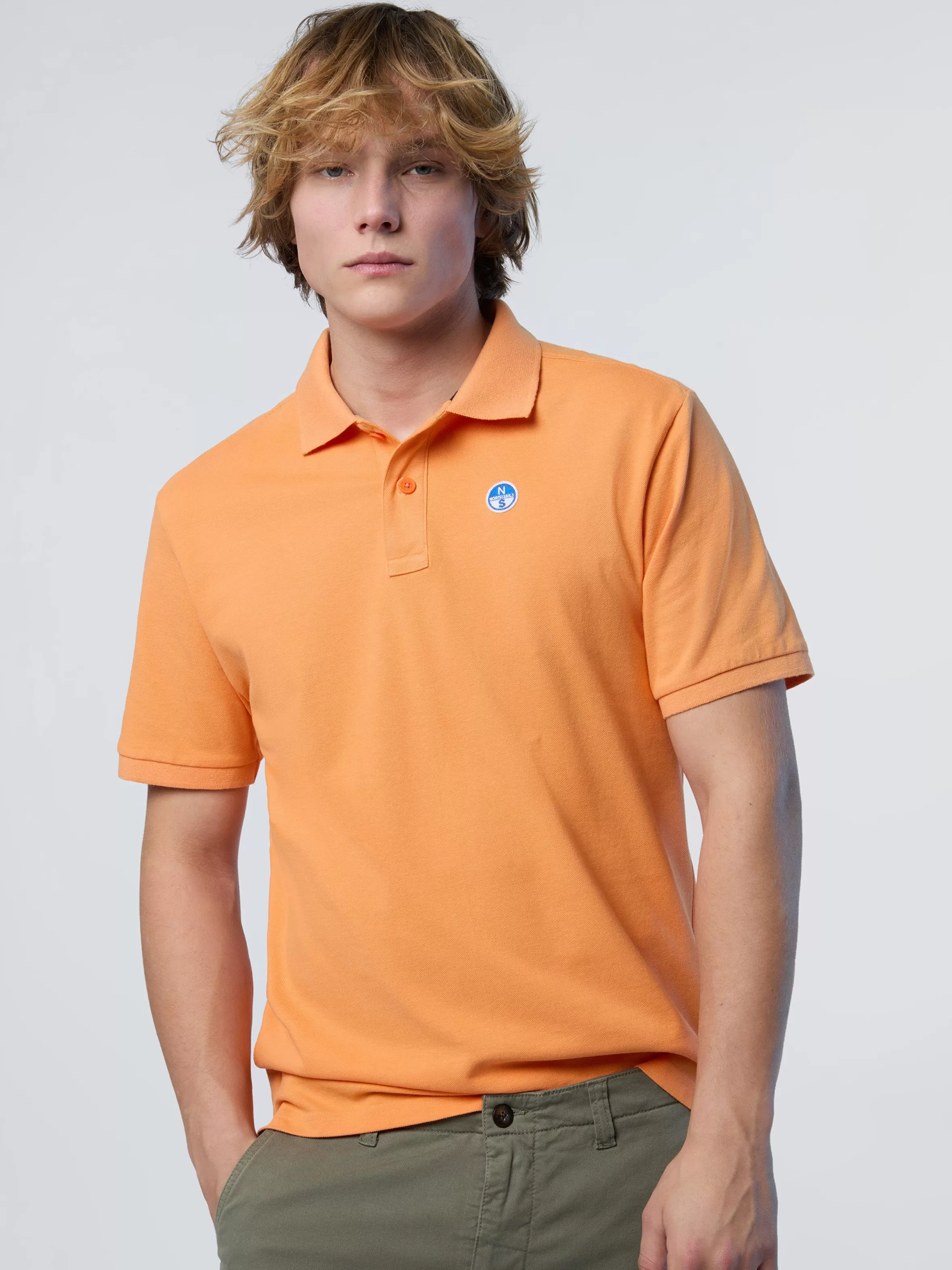 Uomo North Sails Polo Con Patch Logo