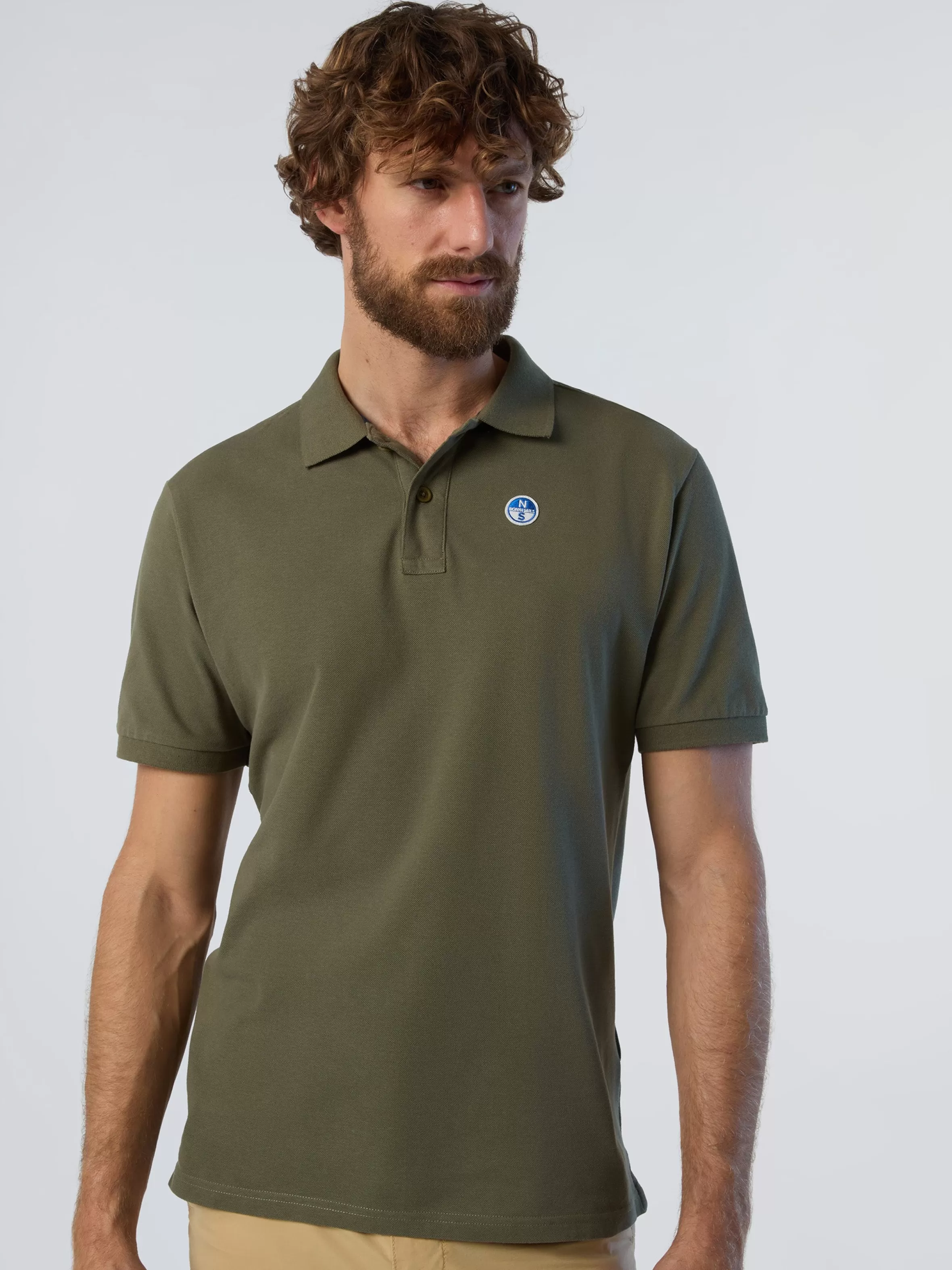 Uomo North Sails Polo Con Patch Logo