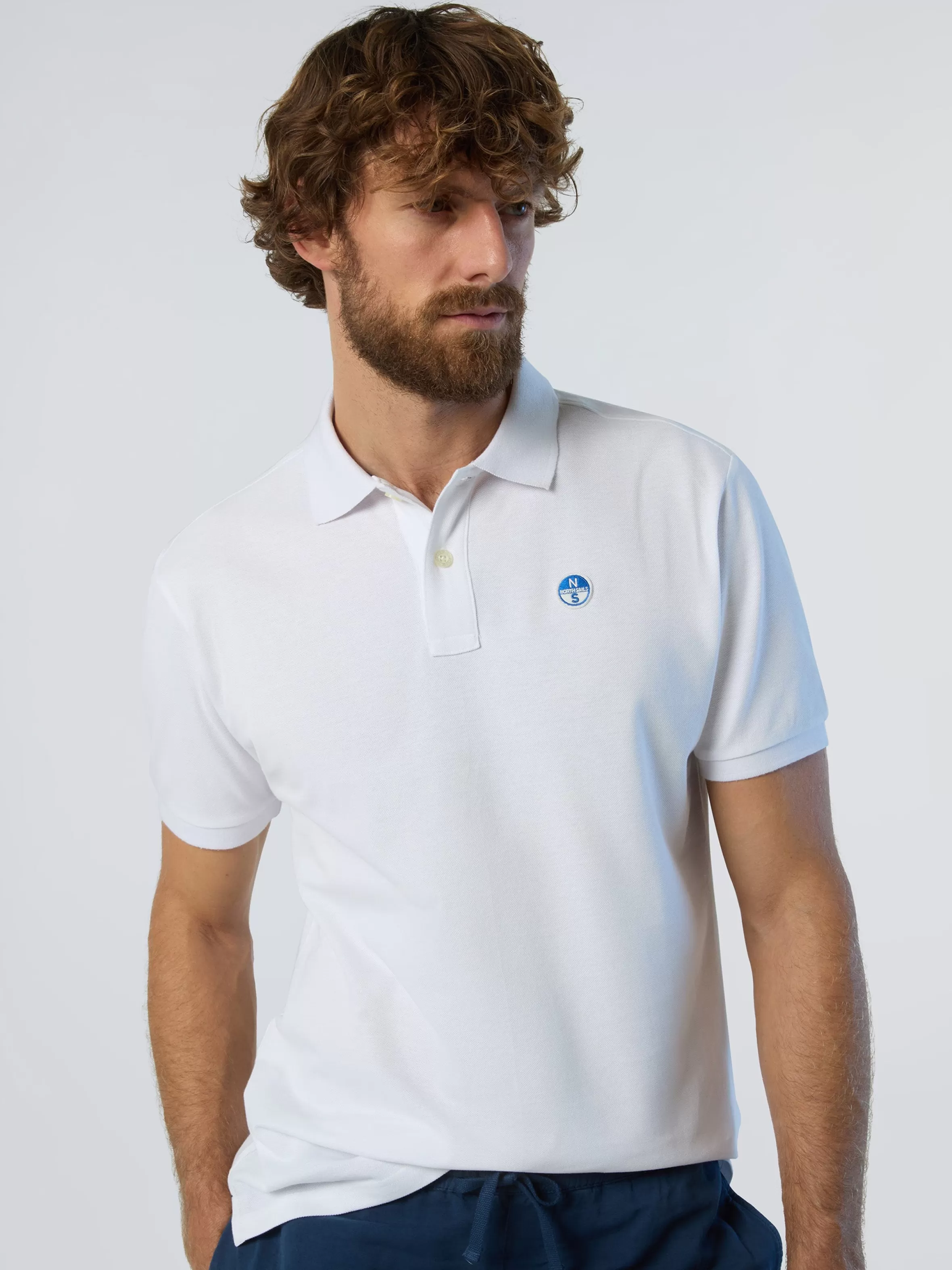 Uomo North Sails Polo Con Patch Logo