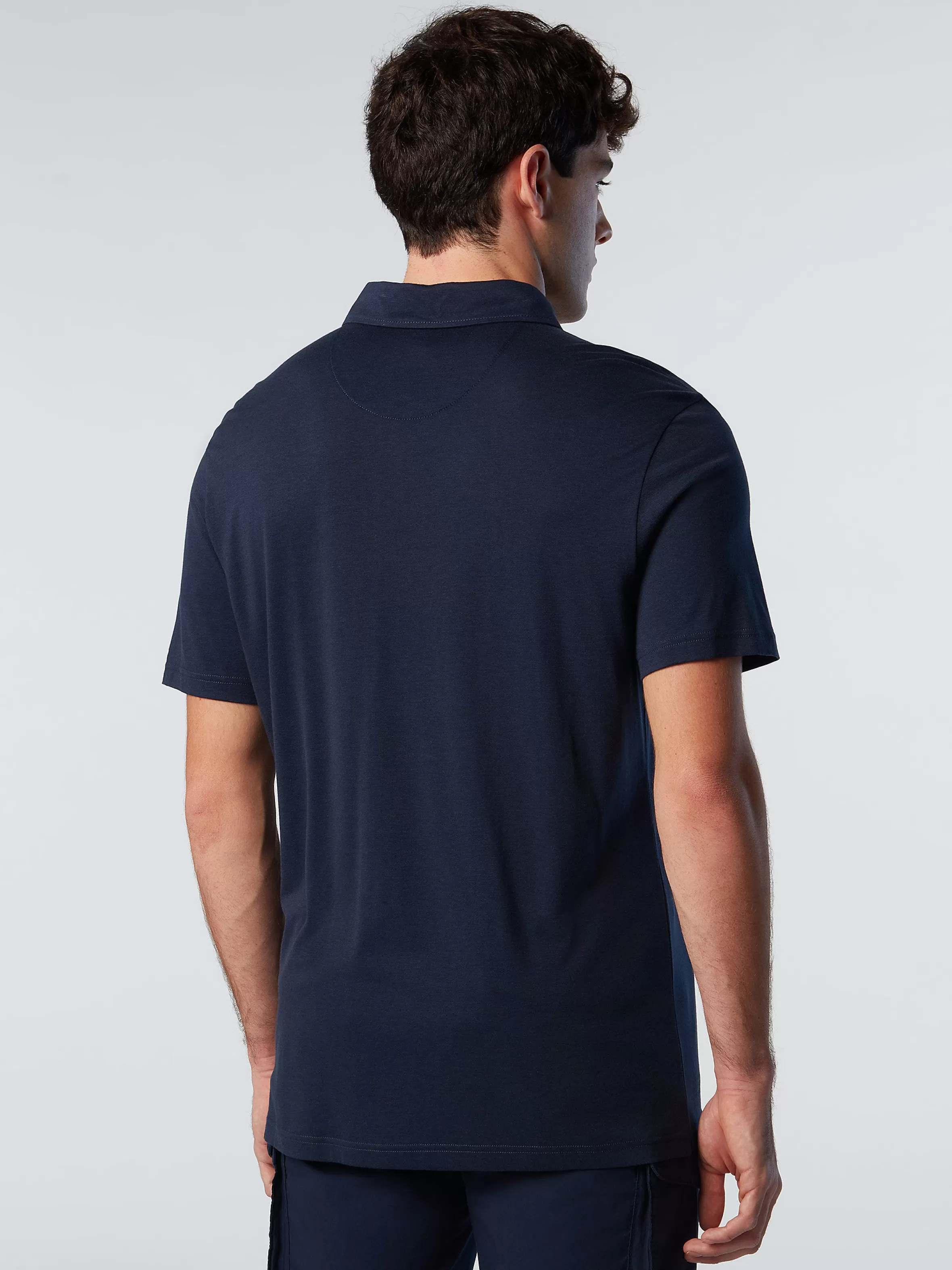 Uomo North Sails Polo In Cotone E Tencel