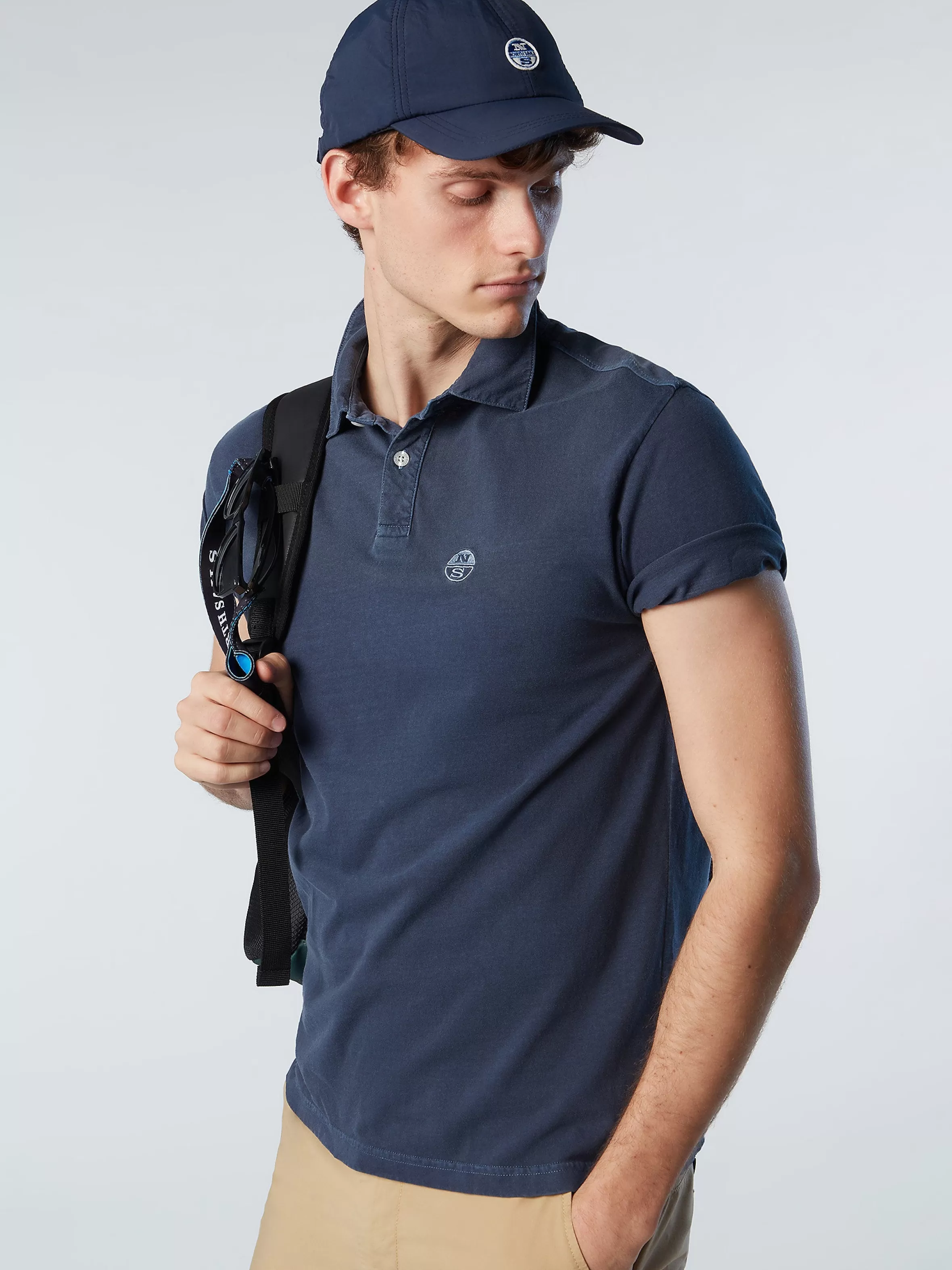 Uomo North Sails Polo In Jersey Riciclato