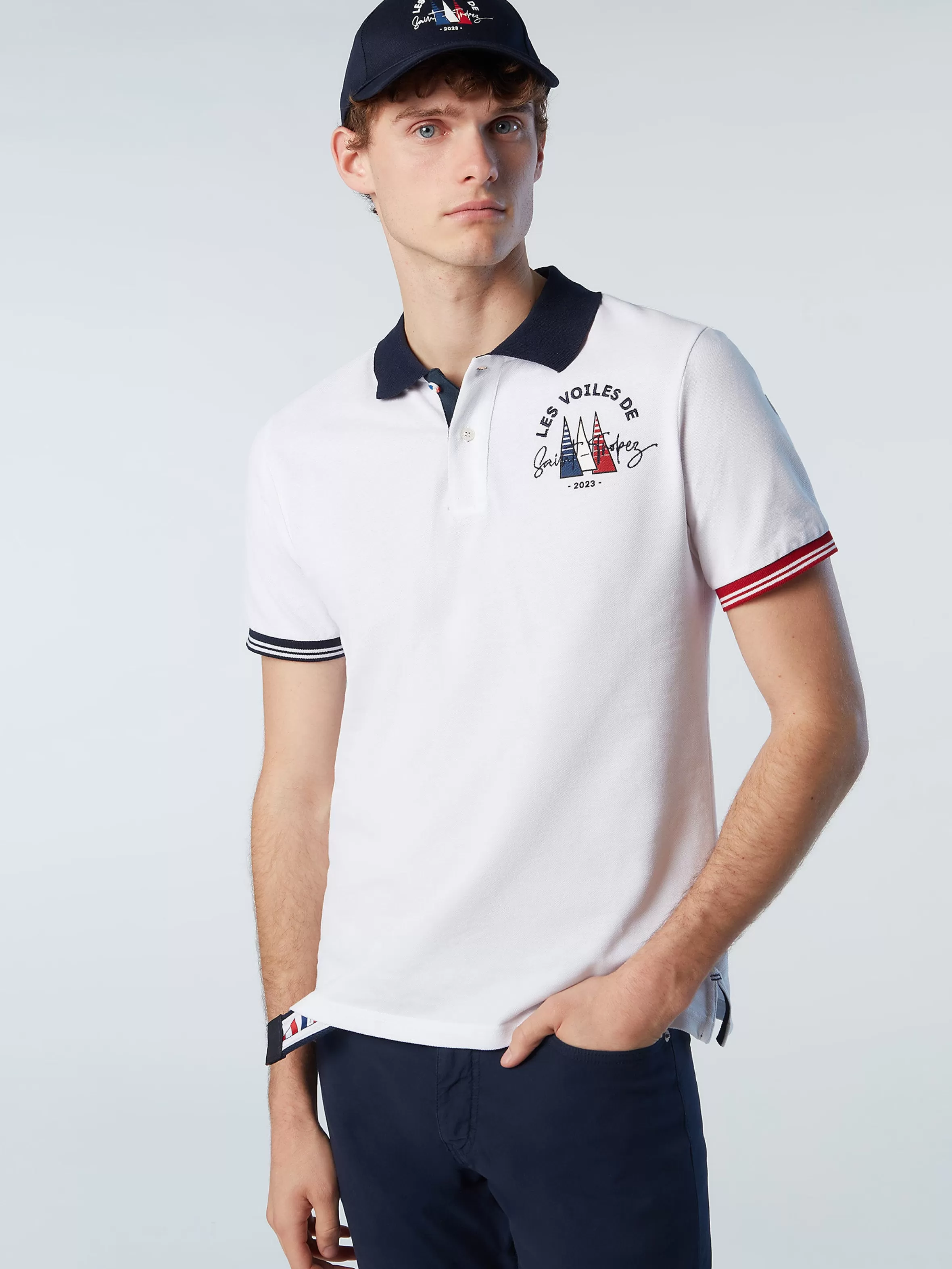 Uomo North Sails Polo In Piquet Saint-Tropez