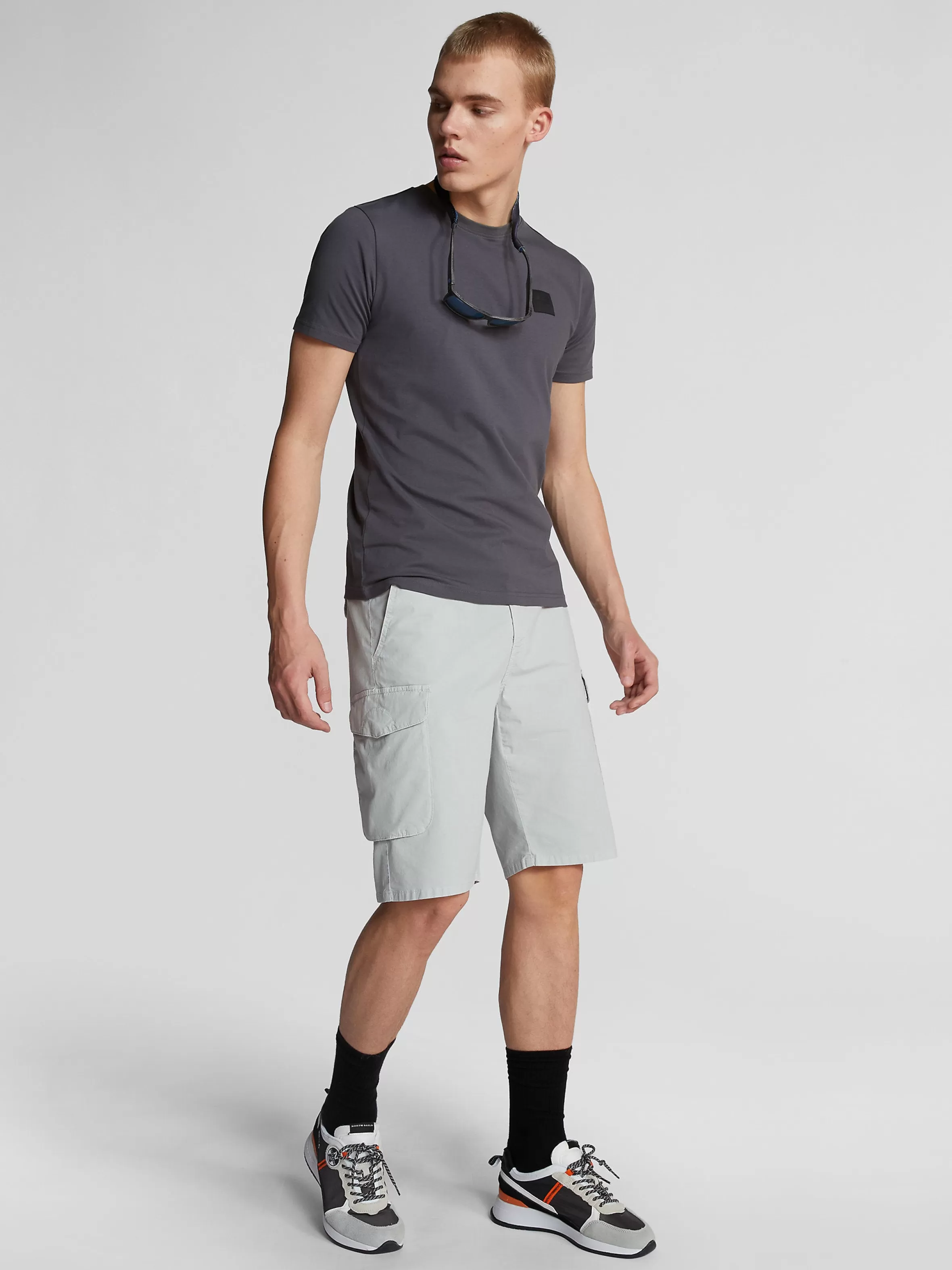 Uomo North Sails Poplin Cargo Shorts