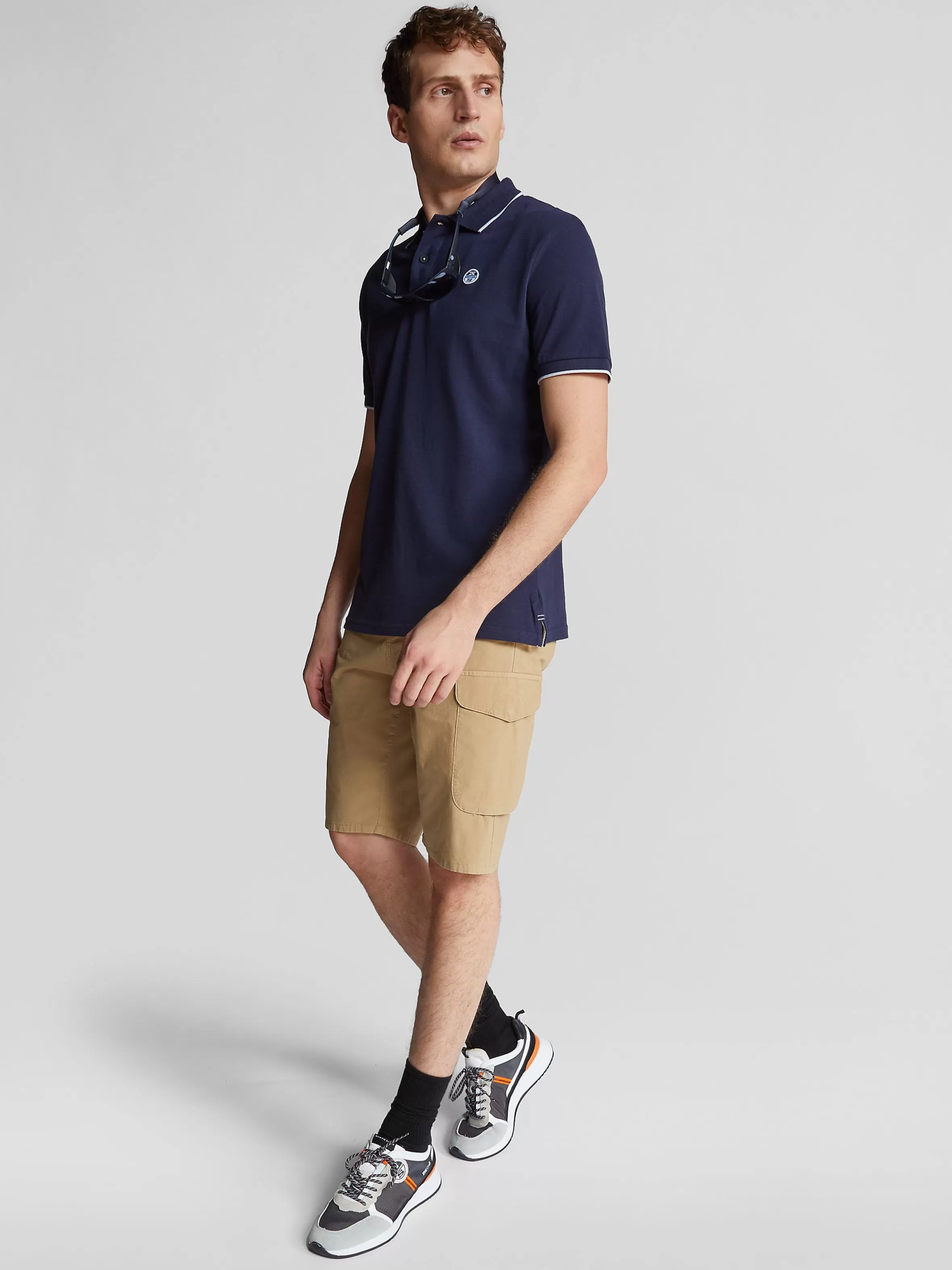 Uomo North Sails Poplin Cargo Shorts