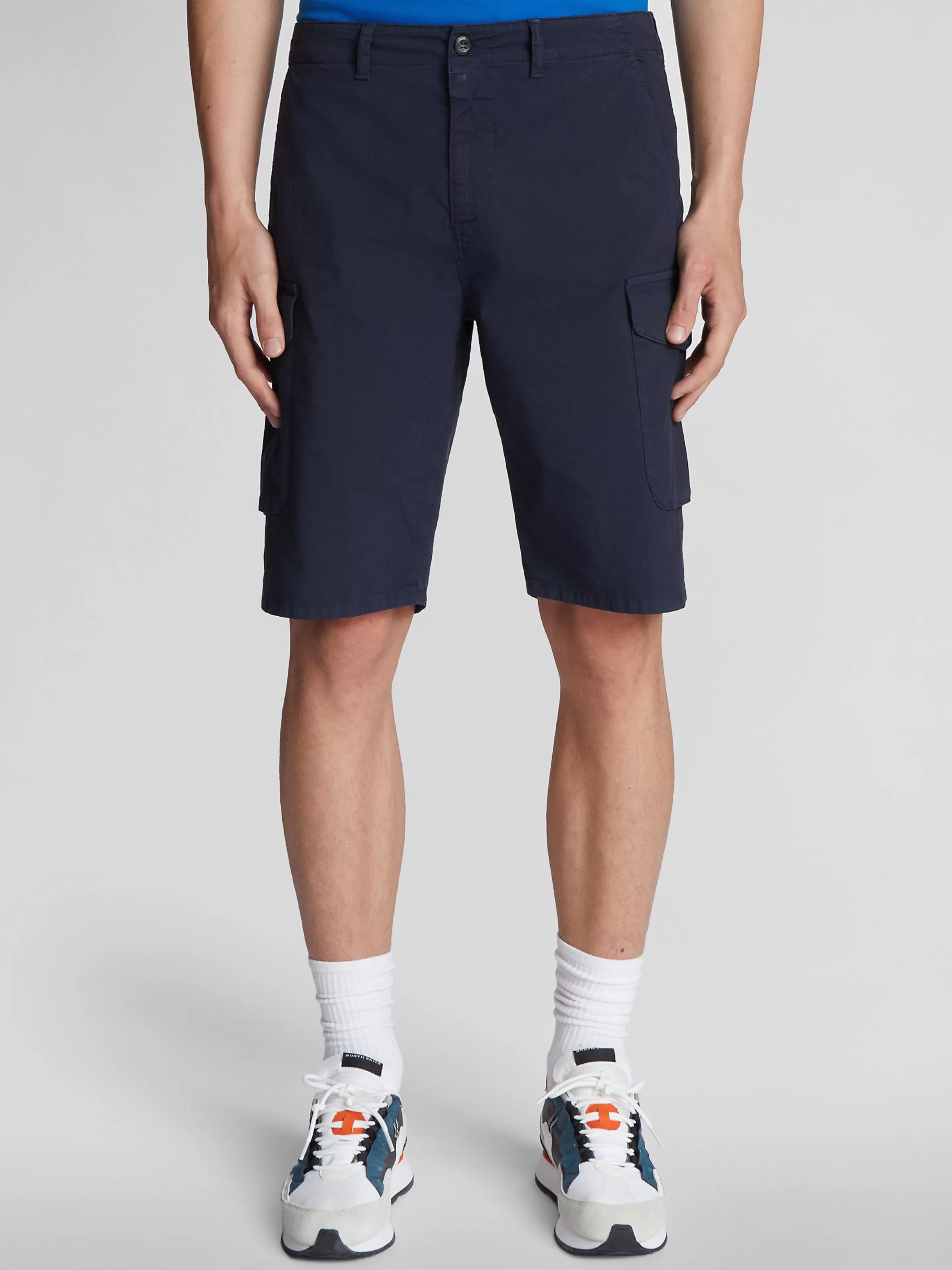 Uomo North Sails Poplin Cargo Shorts