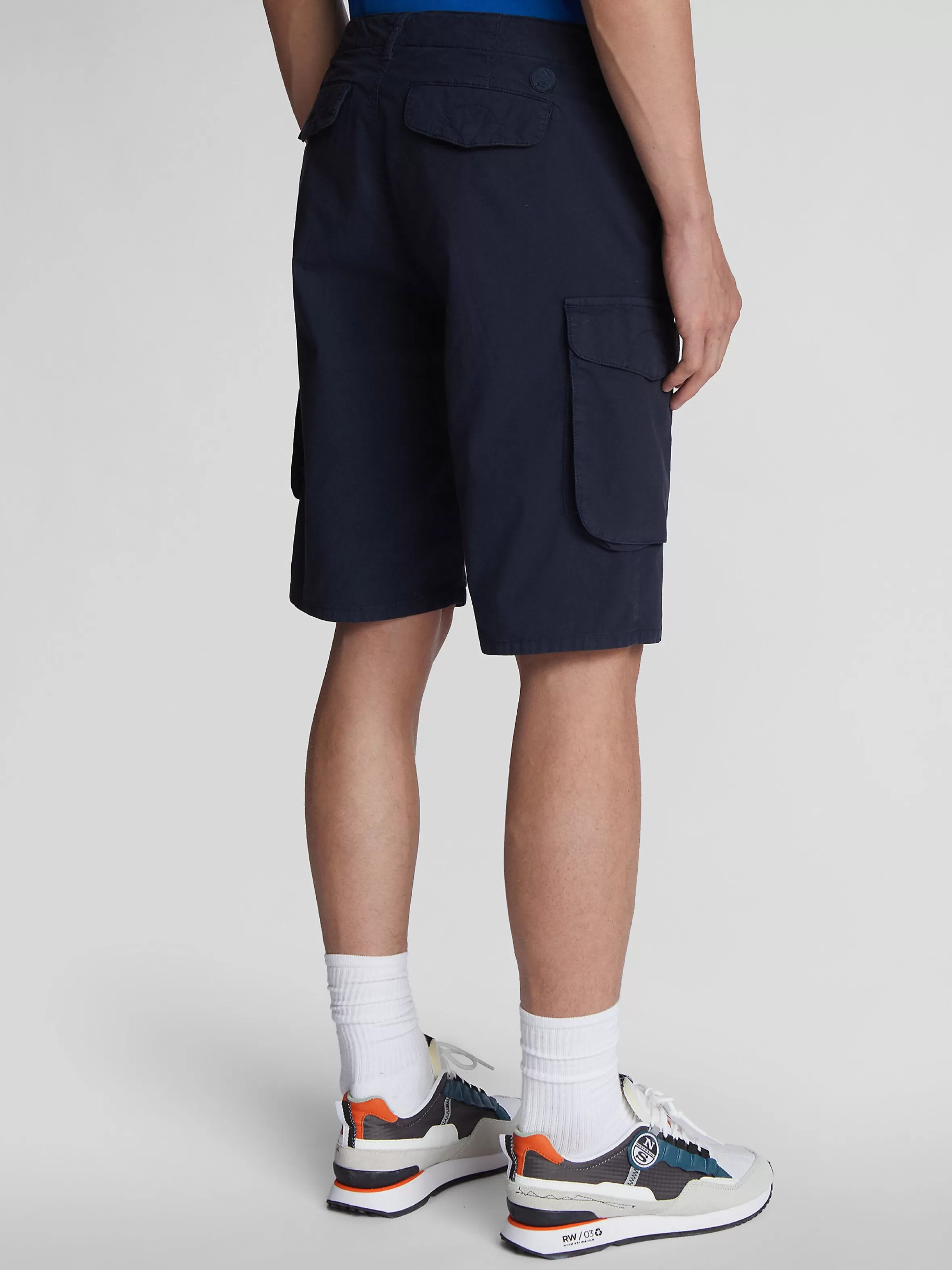 Uomo North Sails Poplin Cargo Shorts