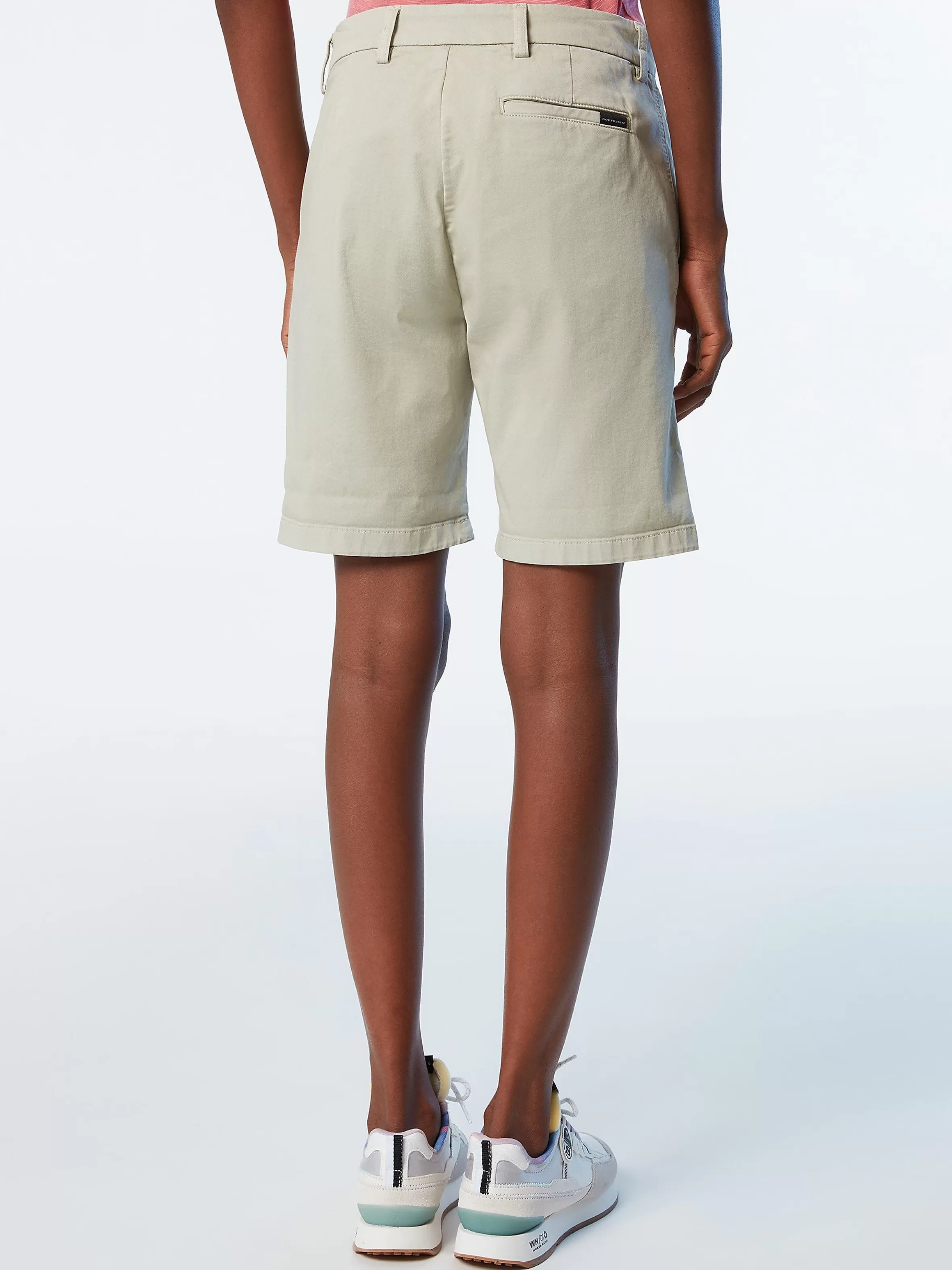 Donna North Sails Shorts Chino In Cotone