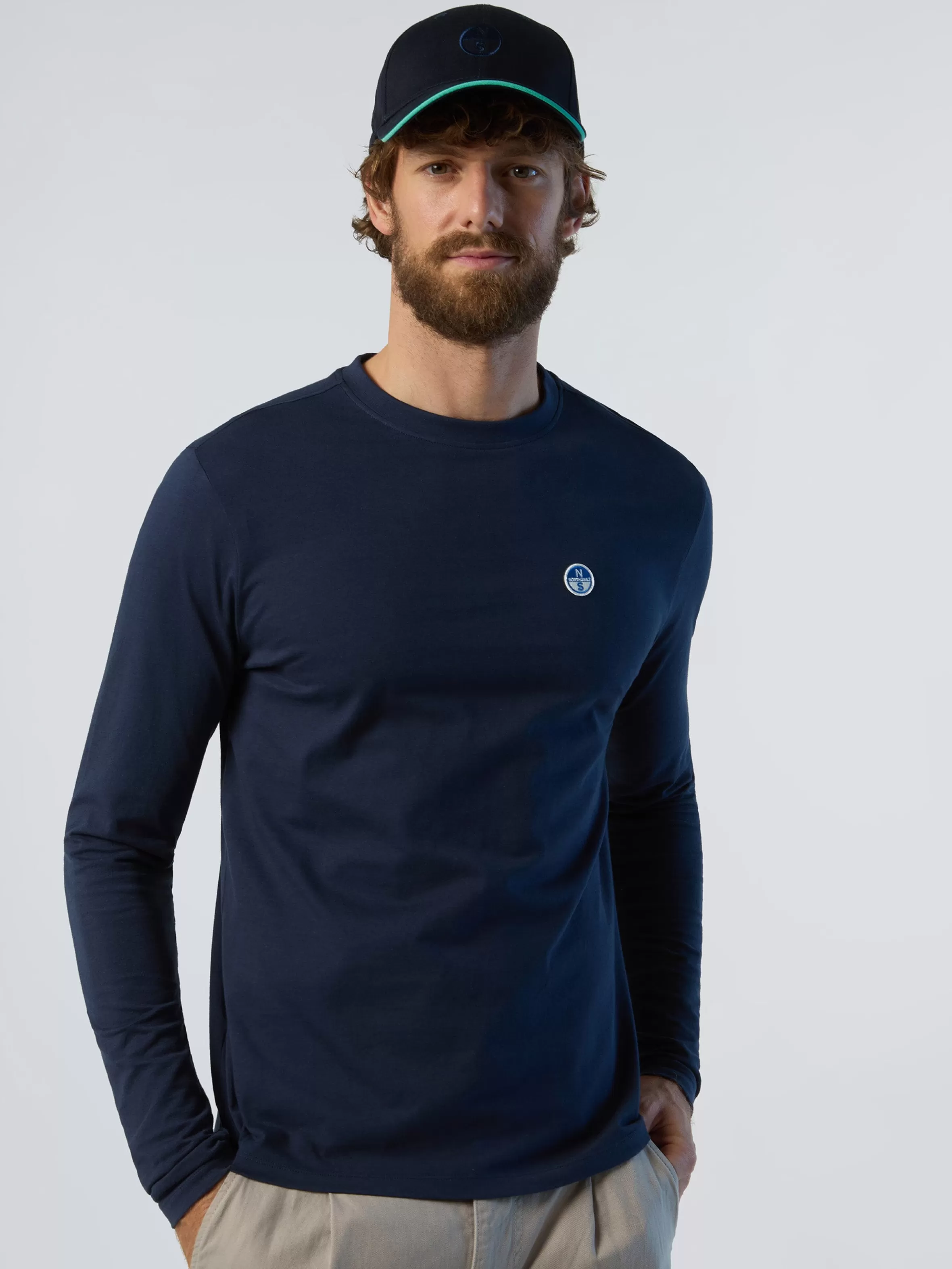 Uomo North Sails T-shirt A Maniche Lunghe