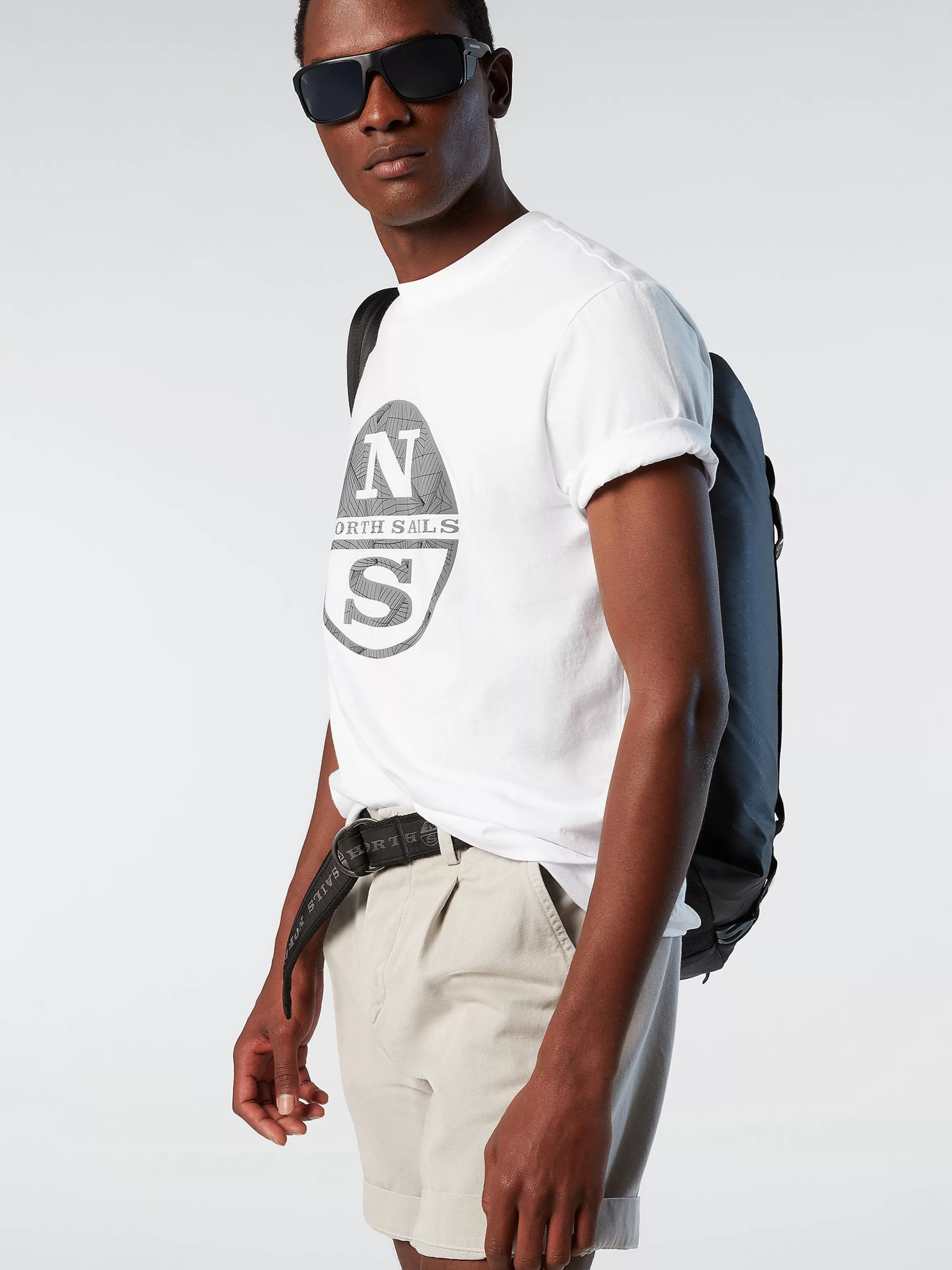 Uomo North Sails T-shirt Con Logo Riflettente