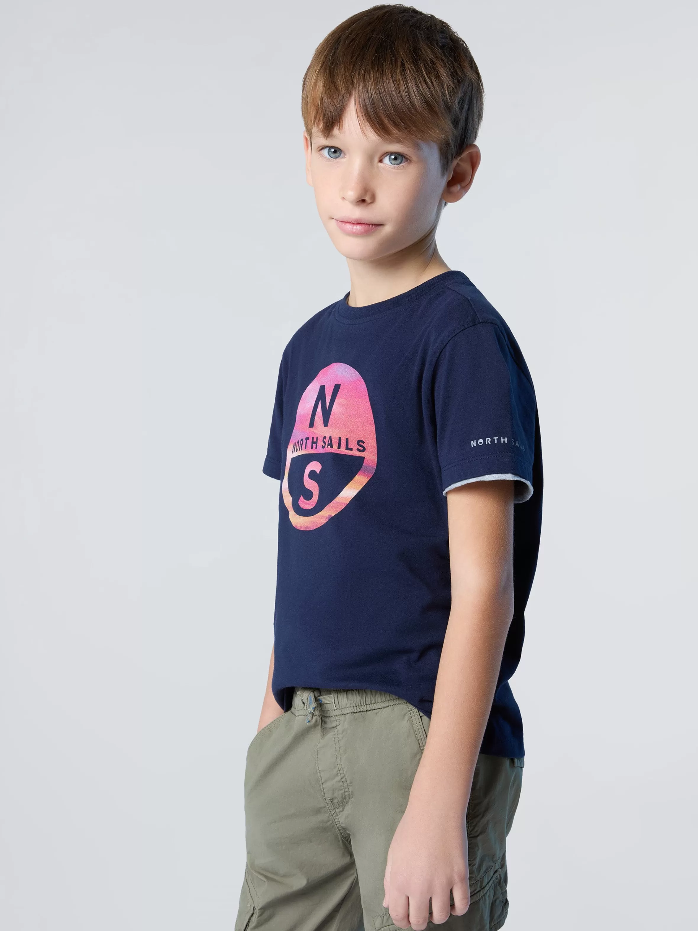 North Sails T-shirt Con Logo Stampato