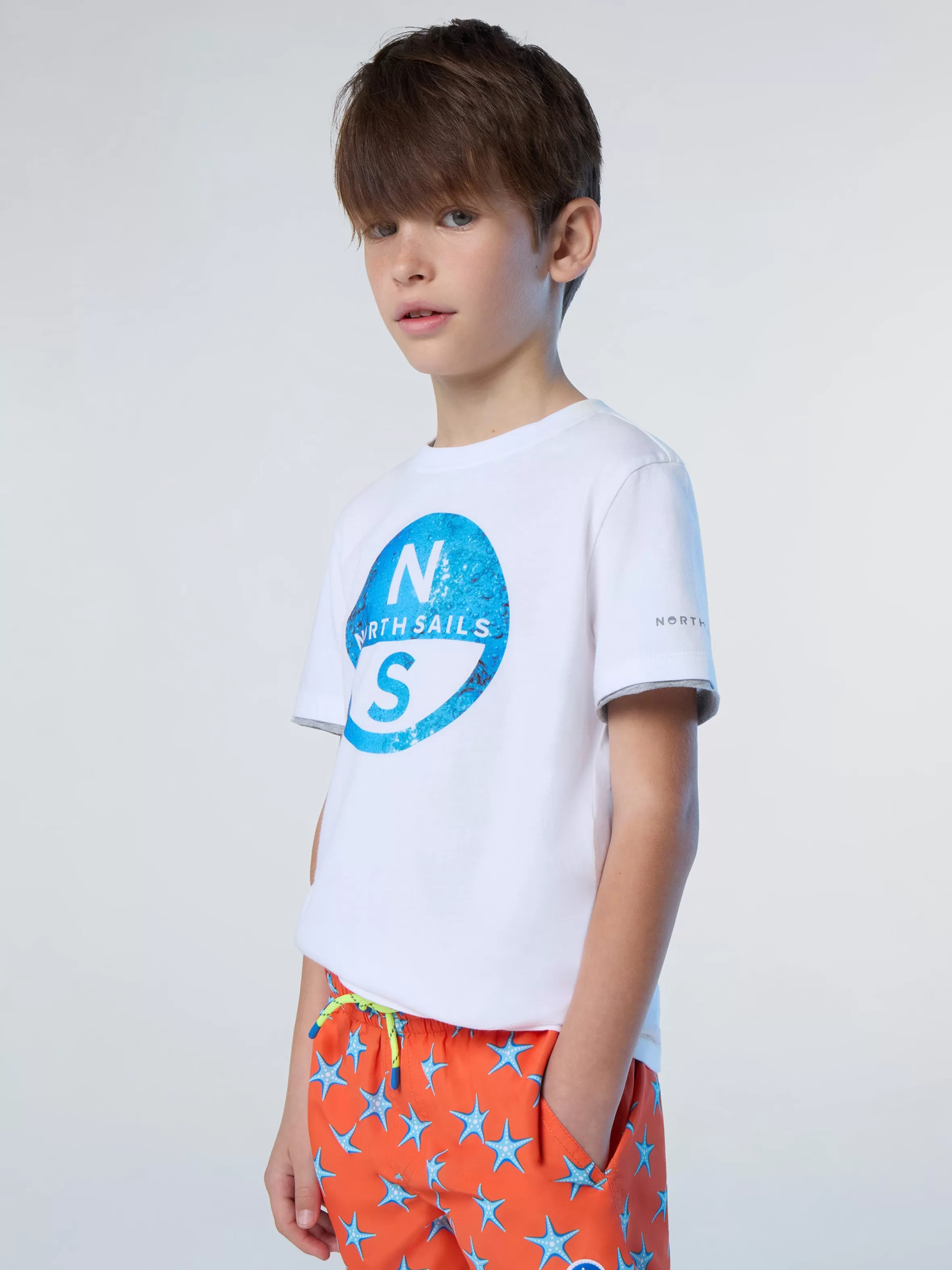 North Sails T-shirt Con Logo Stampato