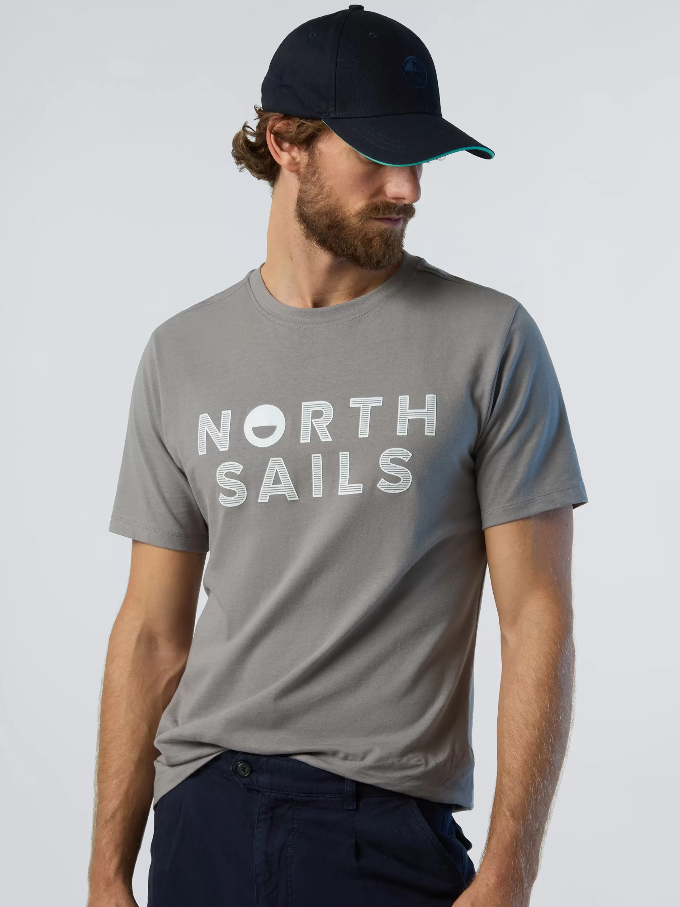 Uomo North Sails T-shirt Con Logo Stampato