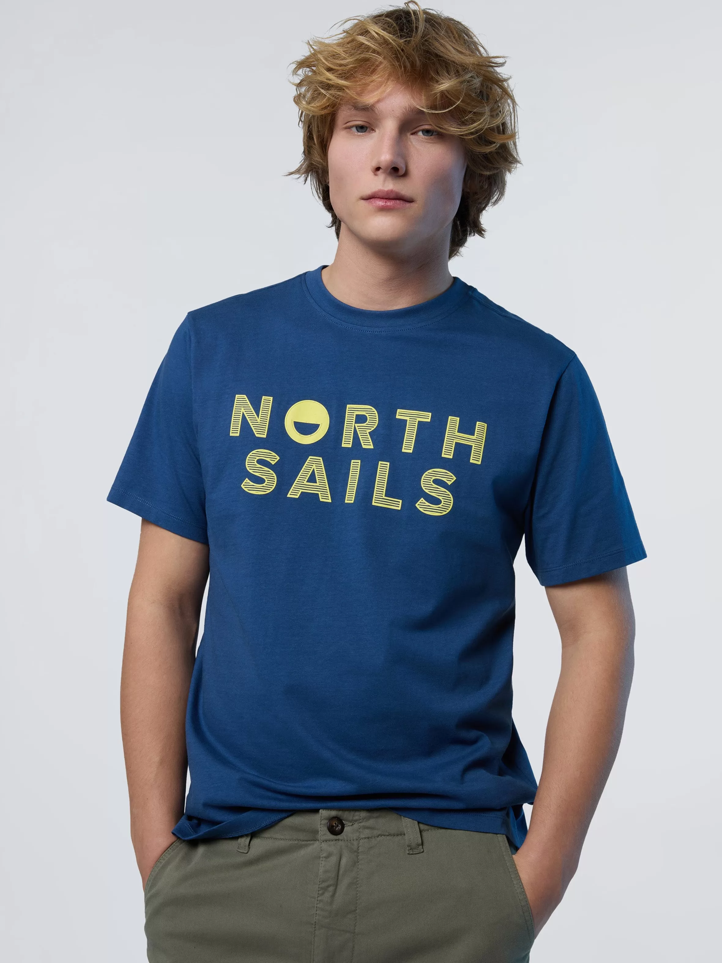 Uomo North Sails T-shirt Con Logo Stampato