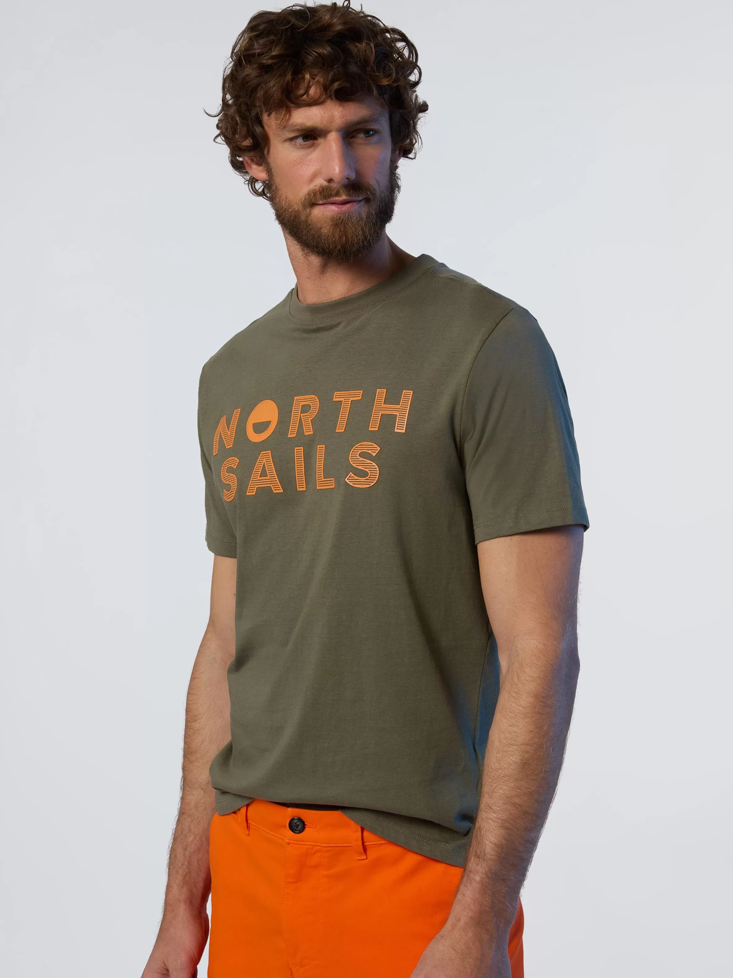 Uomo North Sails T-shirt Con Logo Stampato