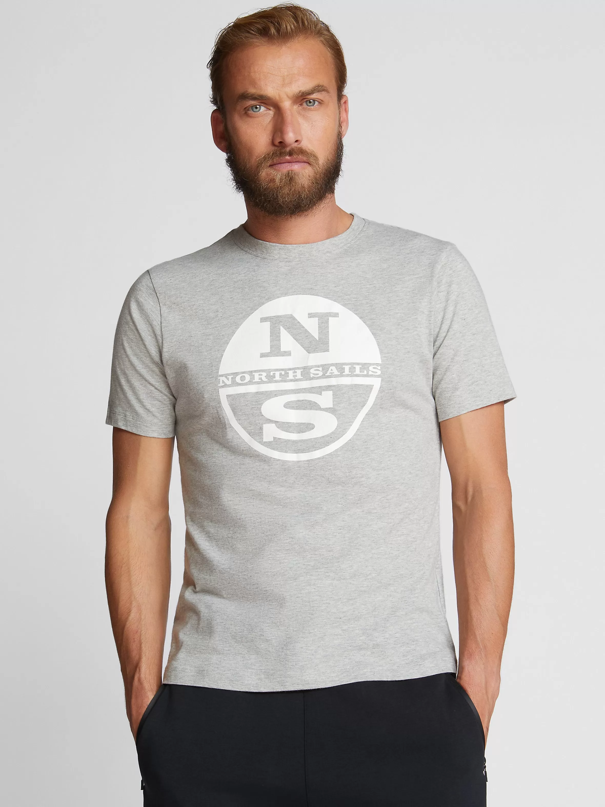 Uomo North Sails T-shirt Con Maxi Logo