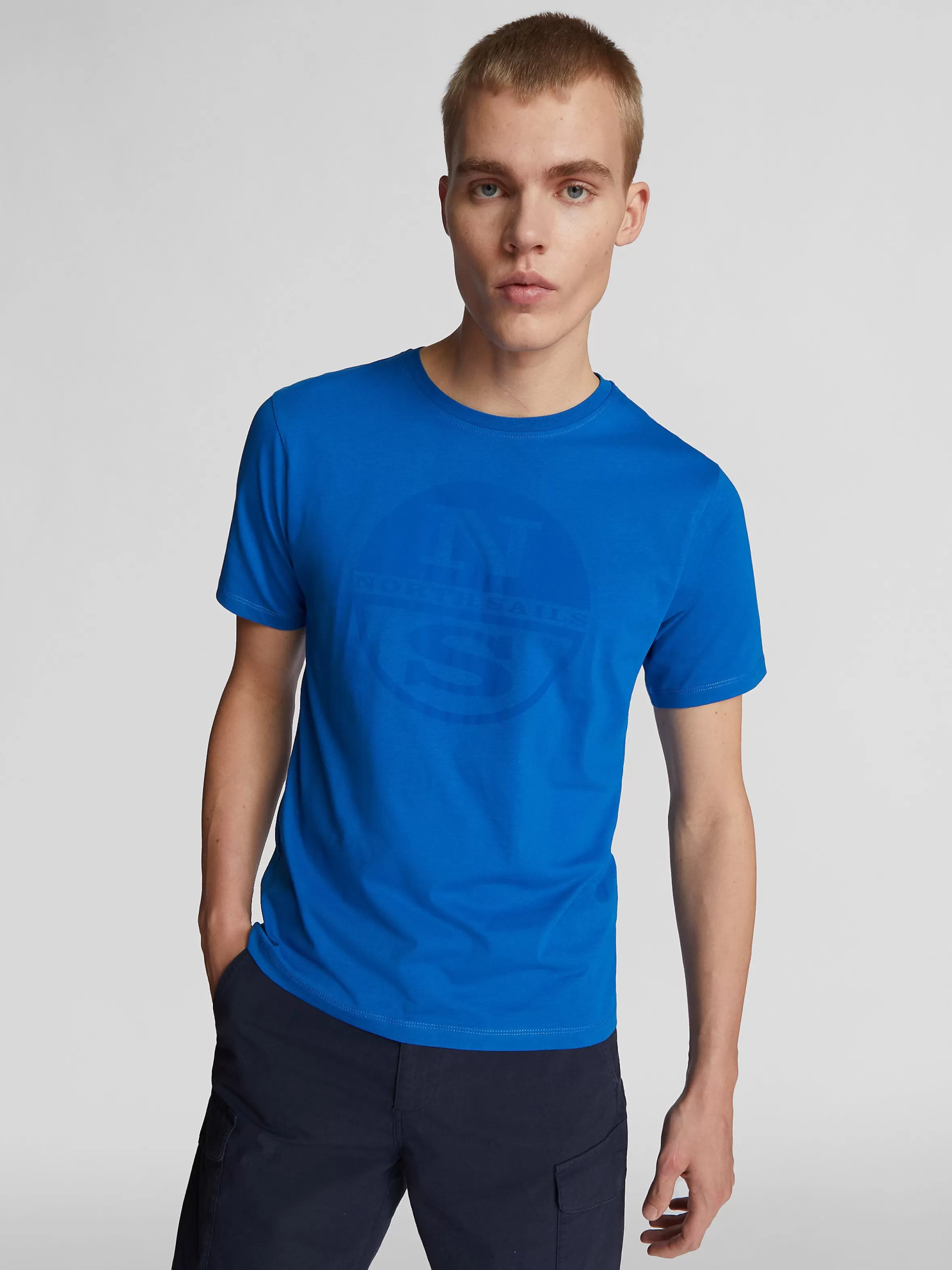 Uomo North Sails T-shirt Con Maxi Logo