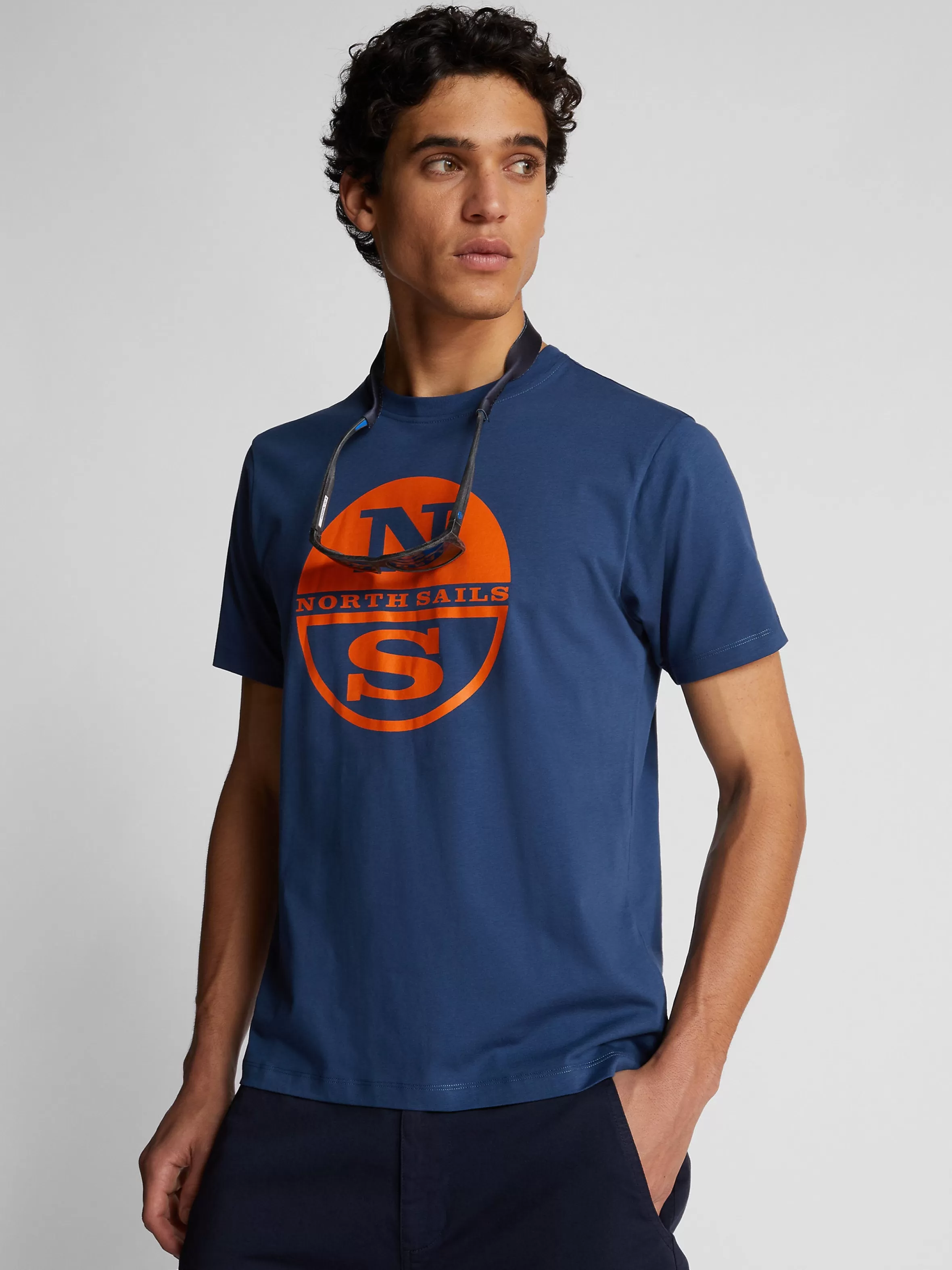 Uomo North Sails T-shirt Con Maxi Logo