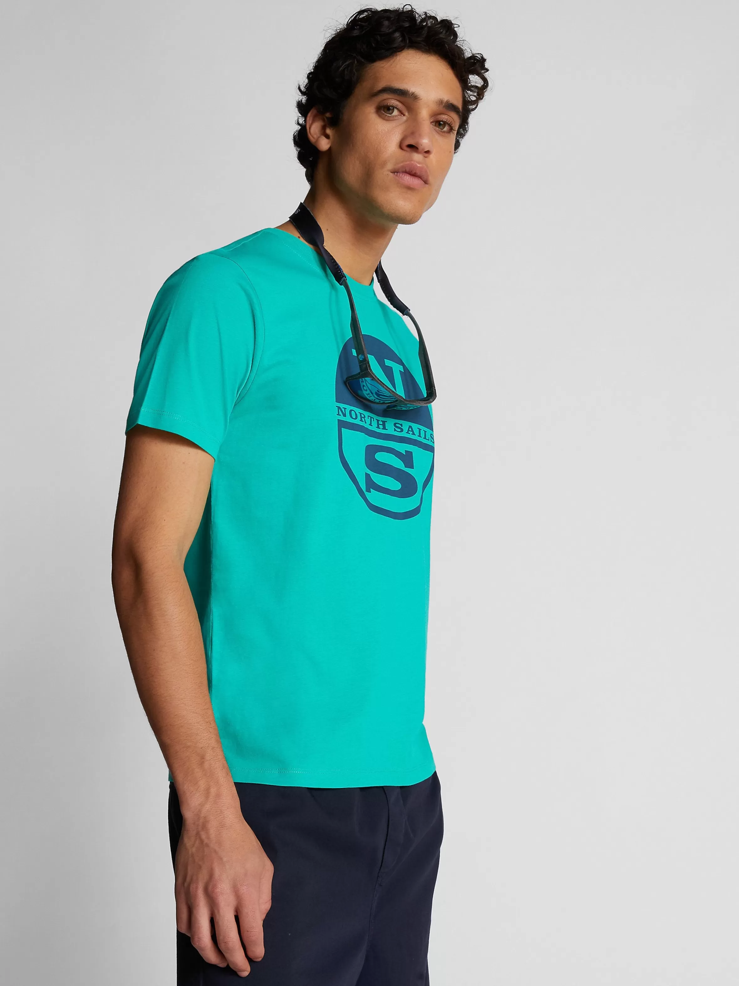 Uomo North Sails T-shirt Con Maxi Logo