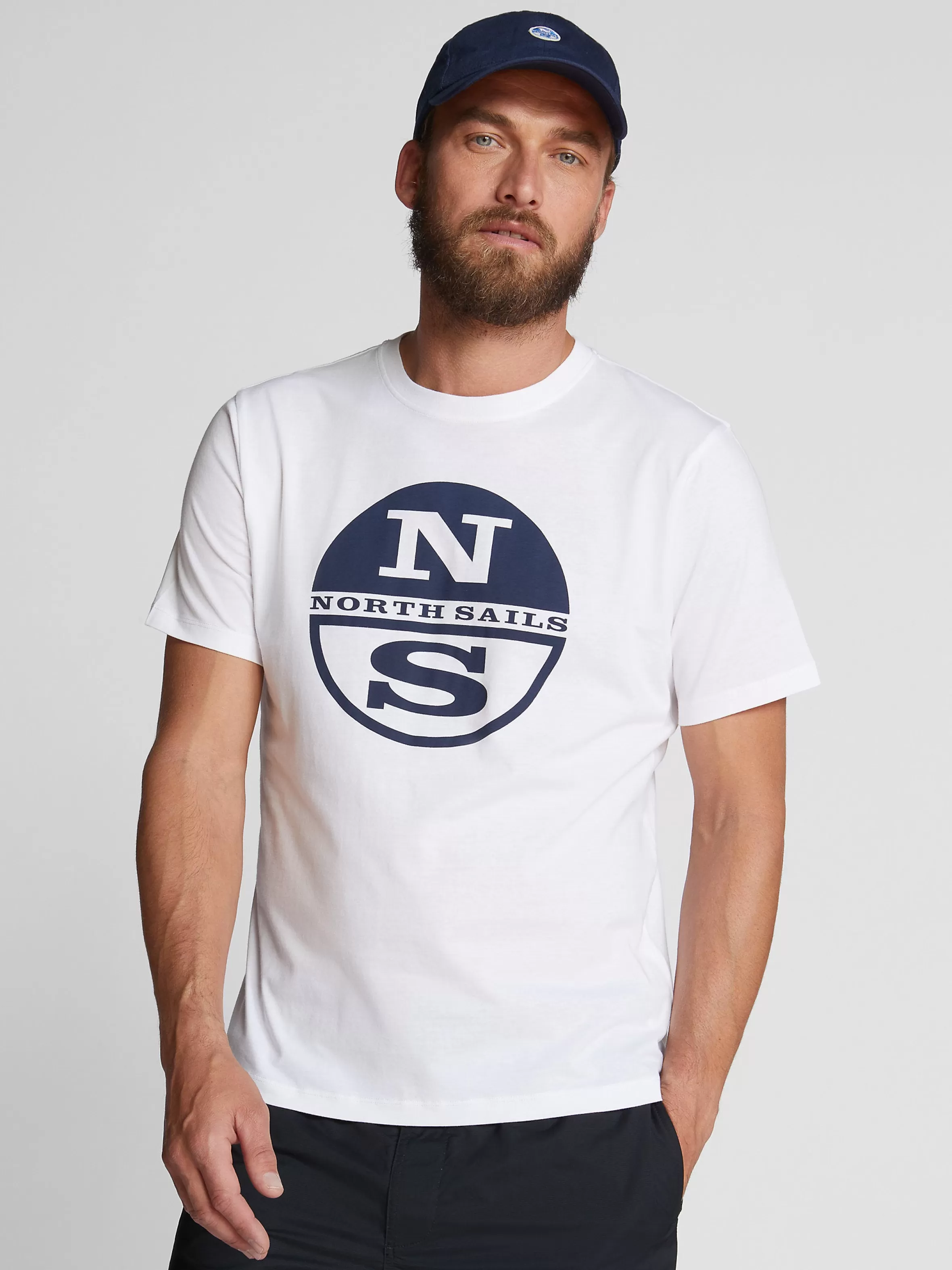 Uomo North Sails T-shirt Con Maxi Logo