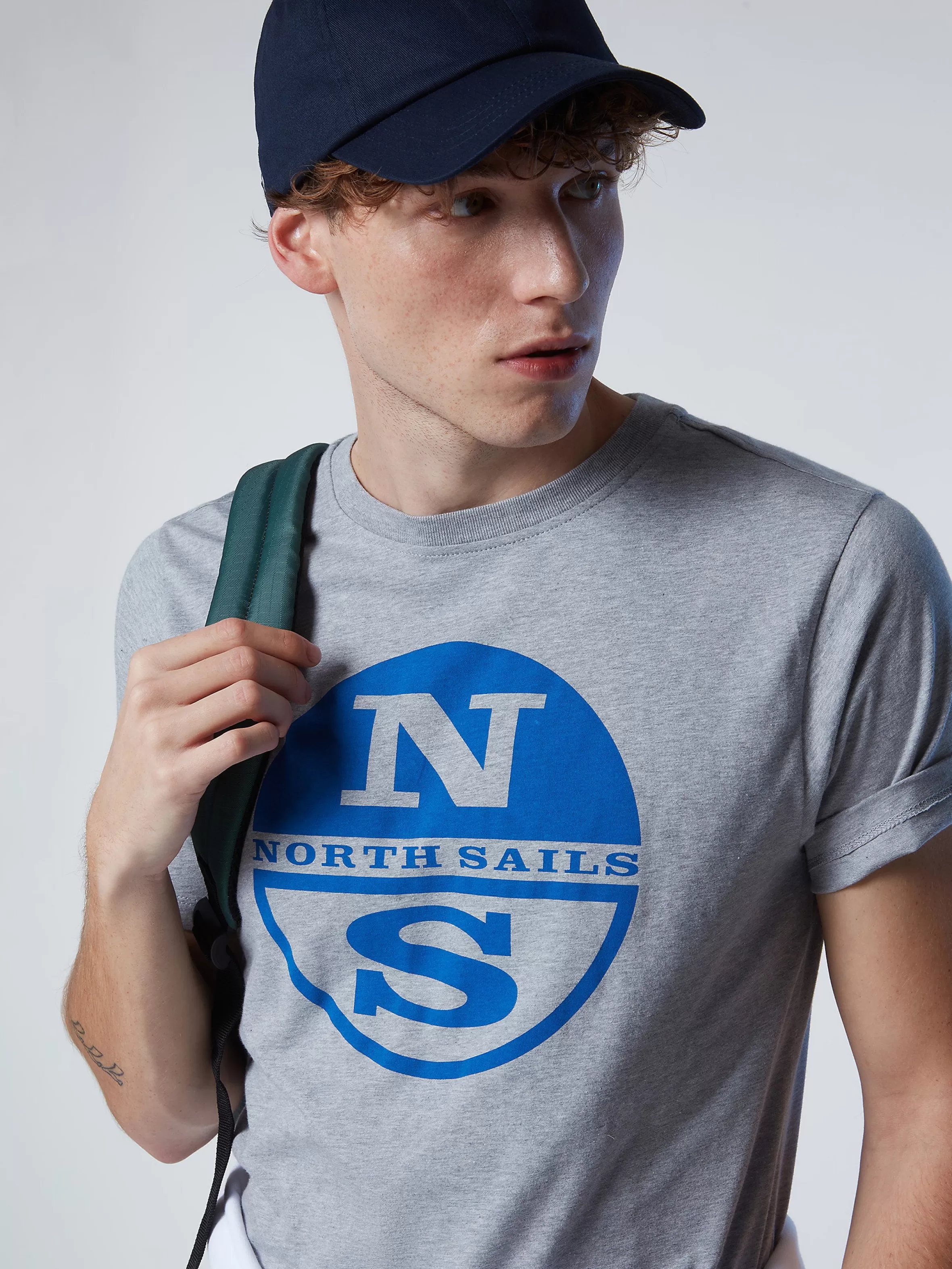 Uomo North Sails T-shirt Con Maxi Logo