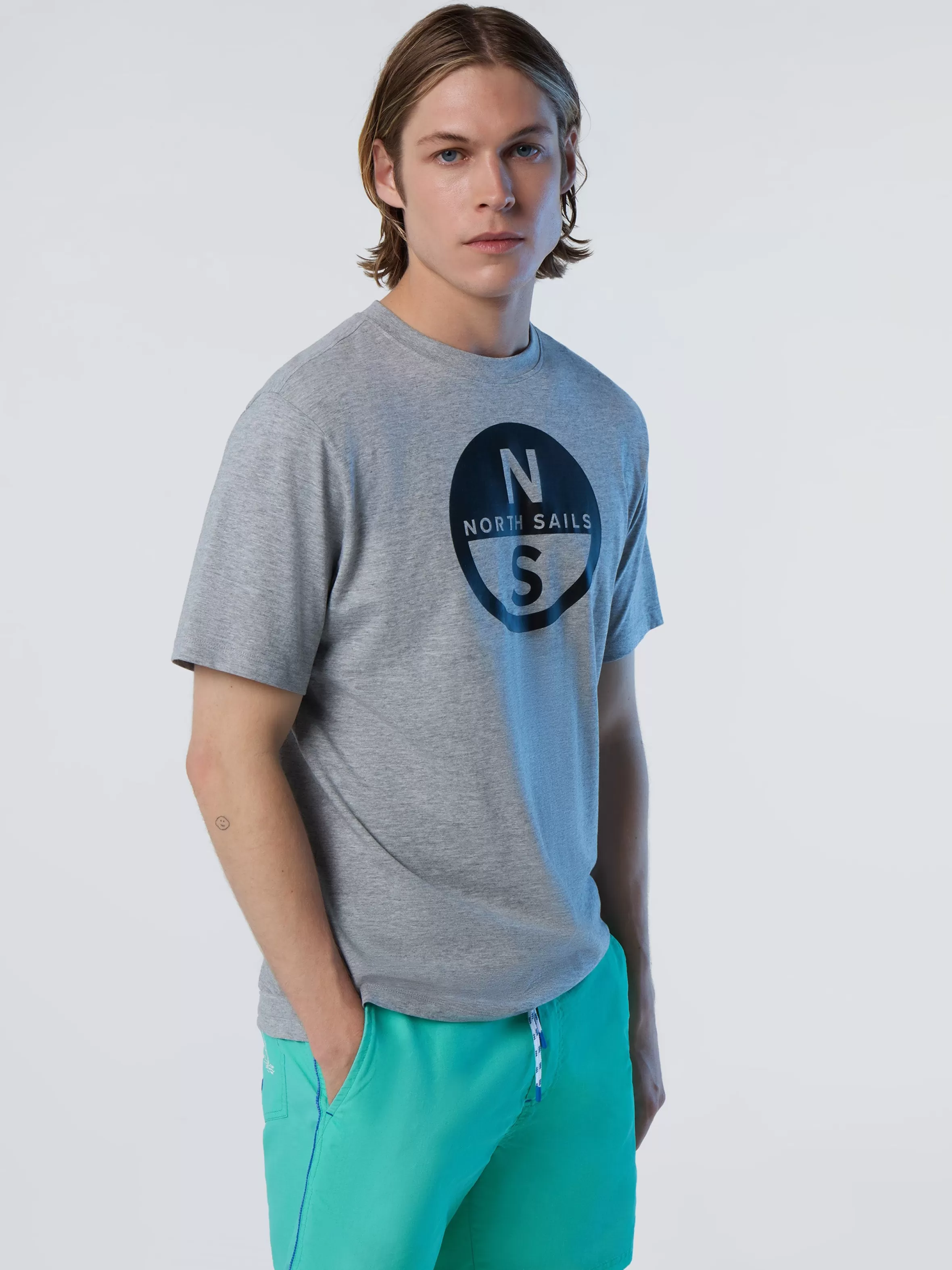 Uomo North Sails T-shirt Con Maxi Logo