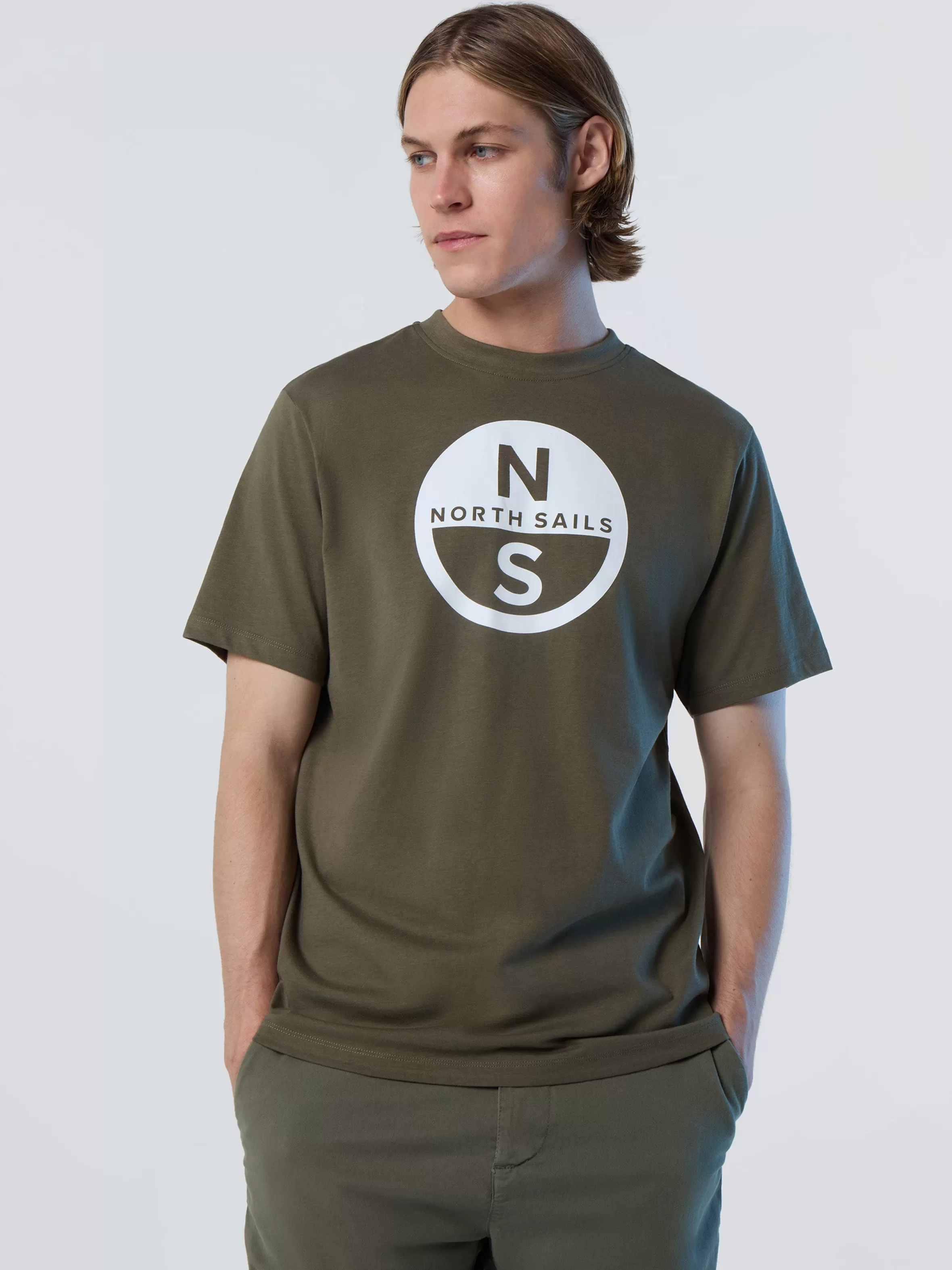 Uomo North Sails T-shirt Con Maxi Logo