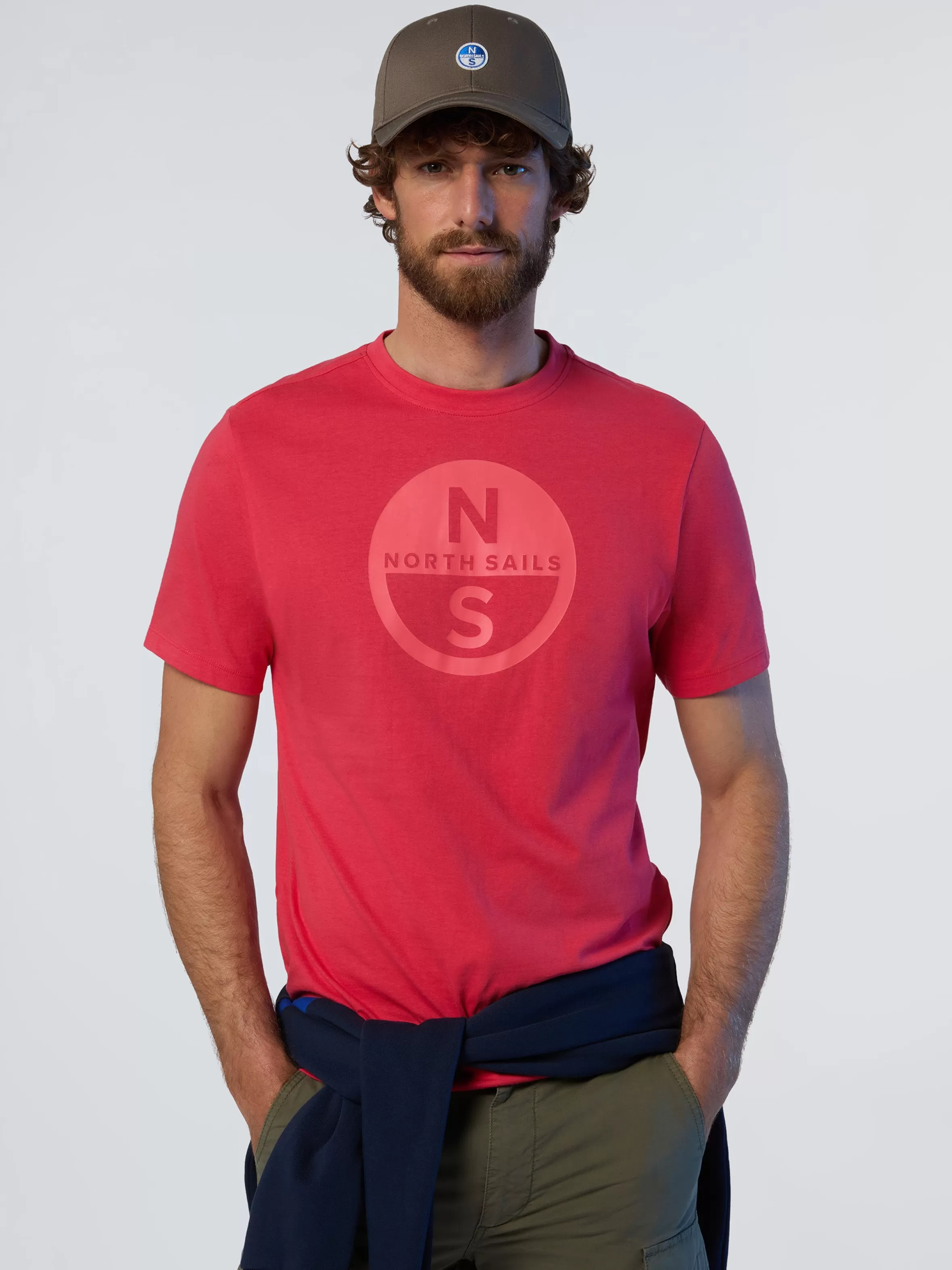 Uomo North Sails T-shirt Con Maxi Logo