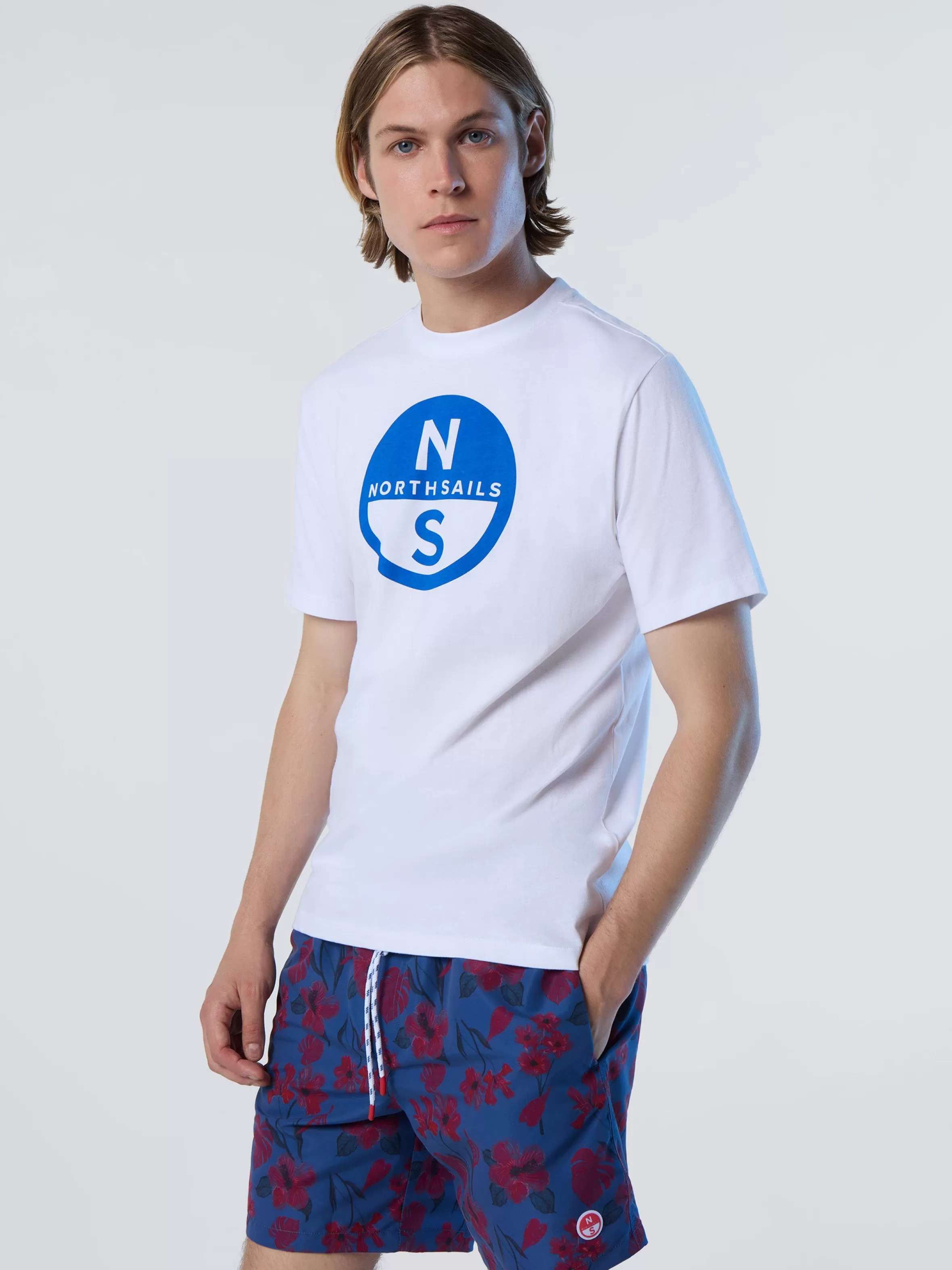 Uomo North Sails T-shirt Con Maxi Logo