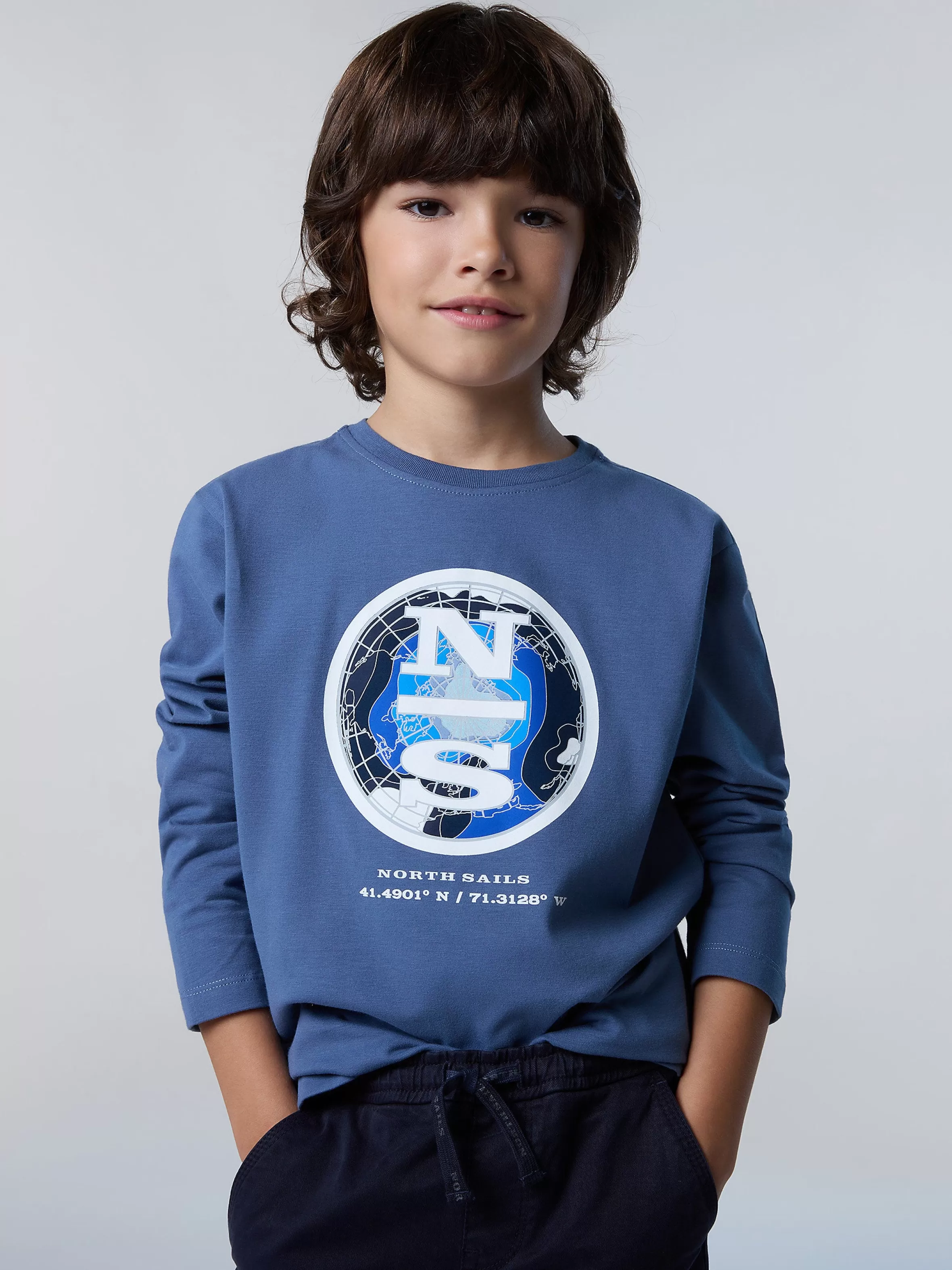 North Sails T-shirt Con Maxi Stampa