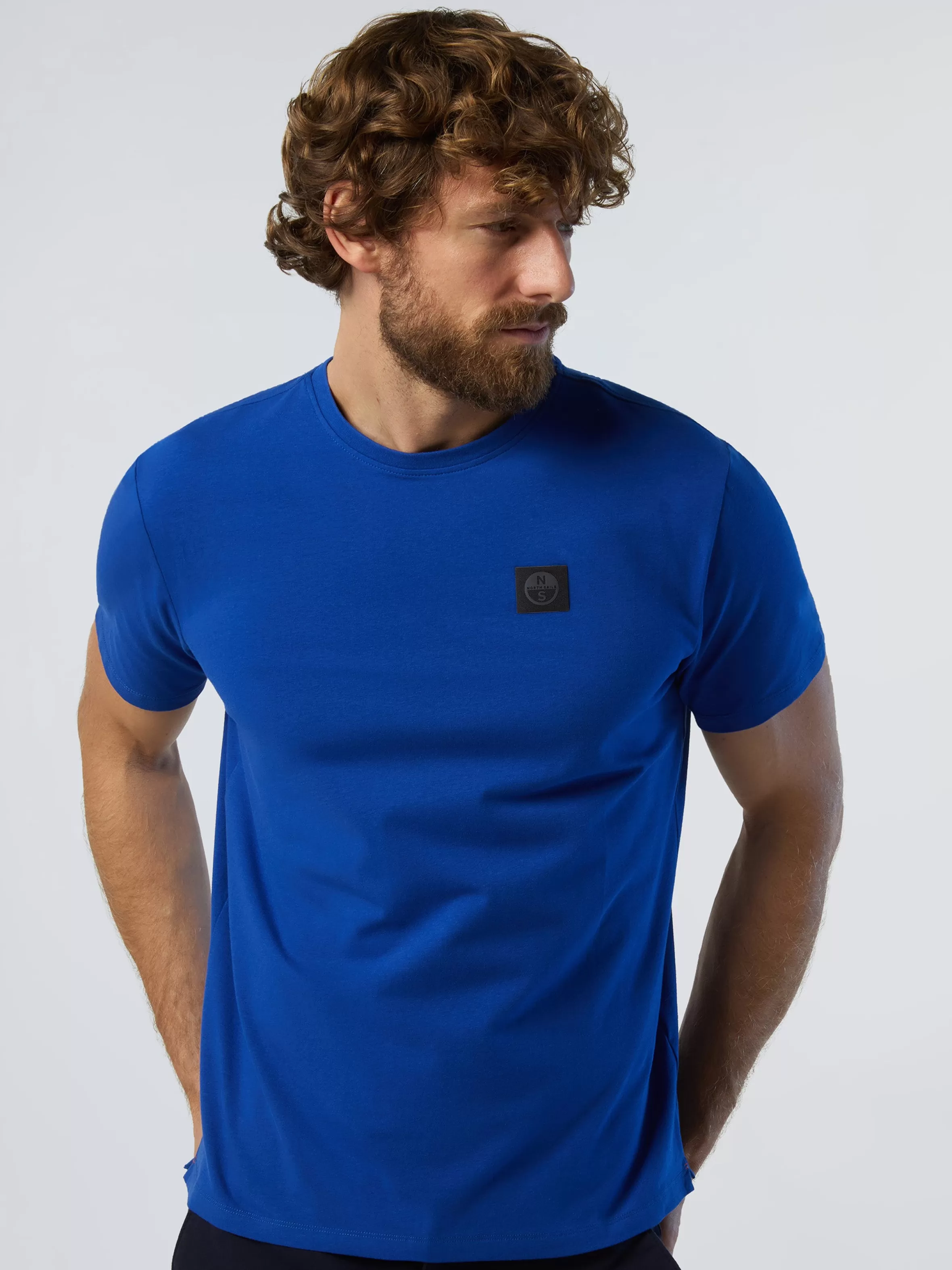 Uomo North Sails T-shirt Con Patch North Tech