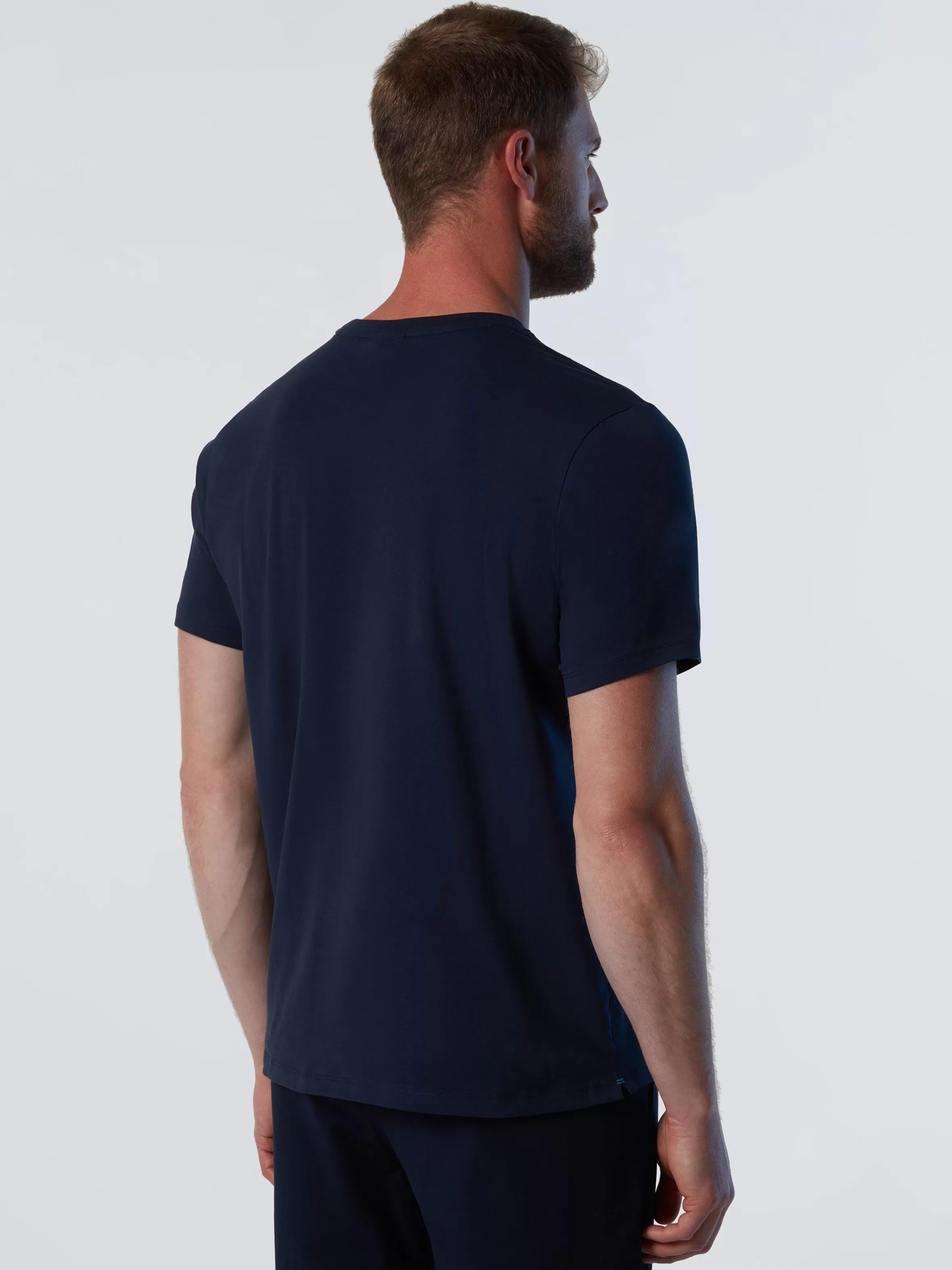 Uomo North Sails T-shirt Con Patch North Tech