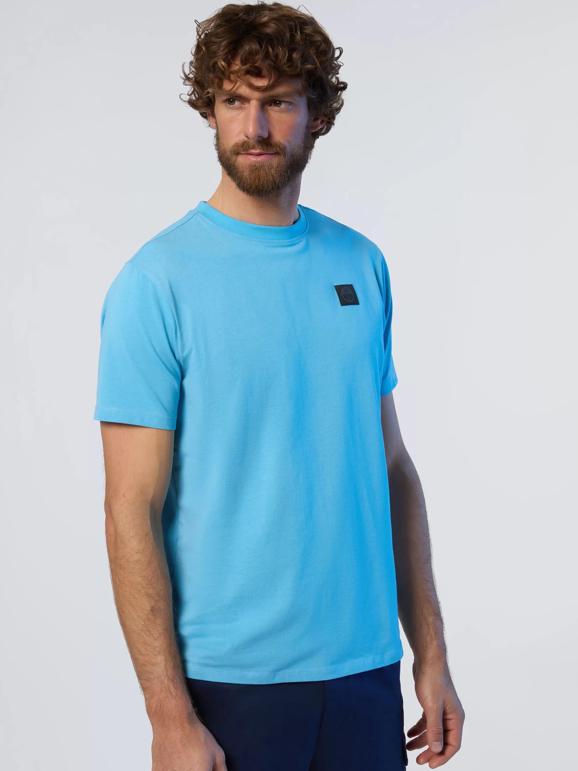 Uomo North Sails T-shirt Con Patch North Tech