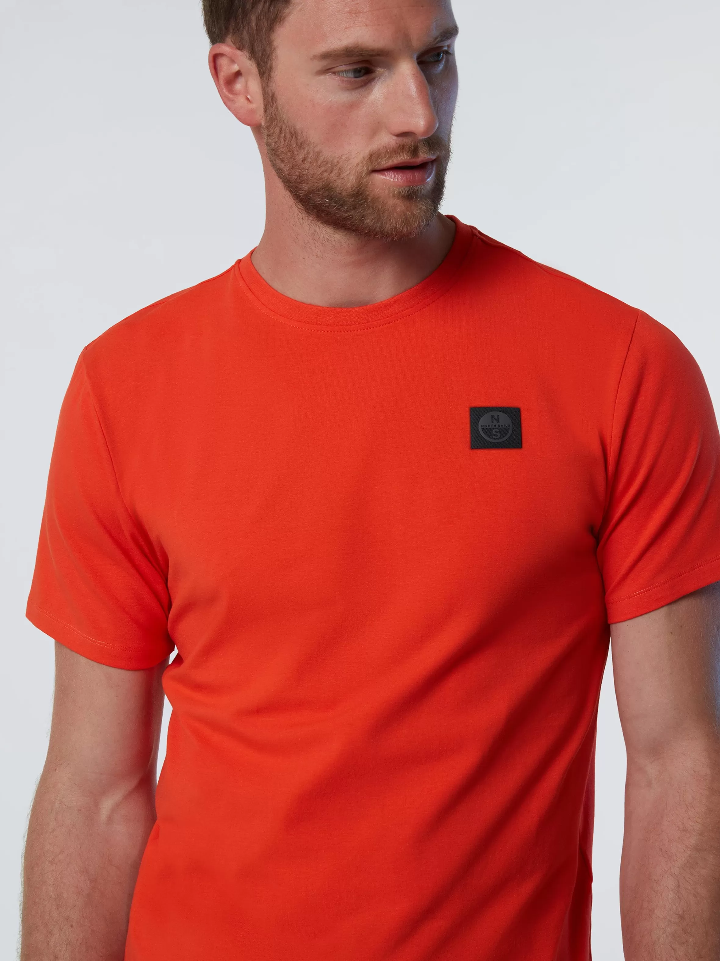 Uomo North Sails T-shirt Con Patch North Tech