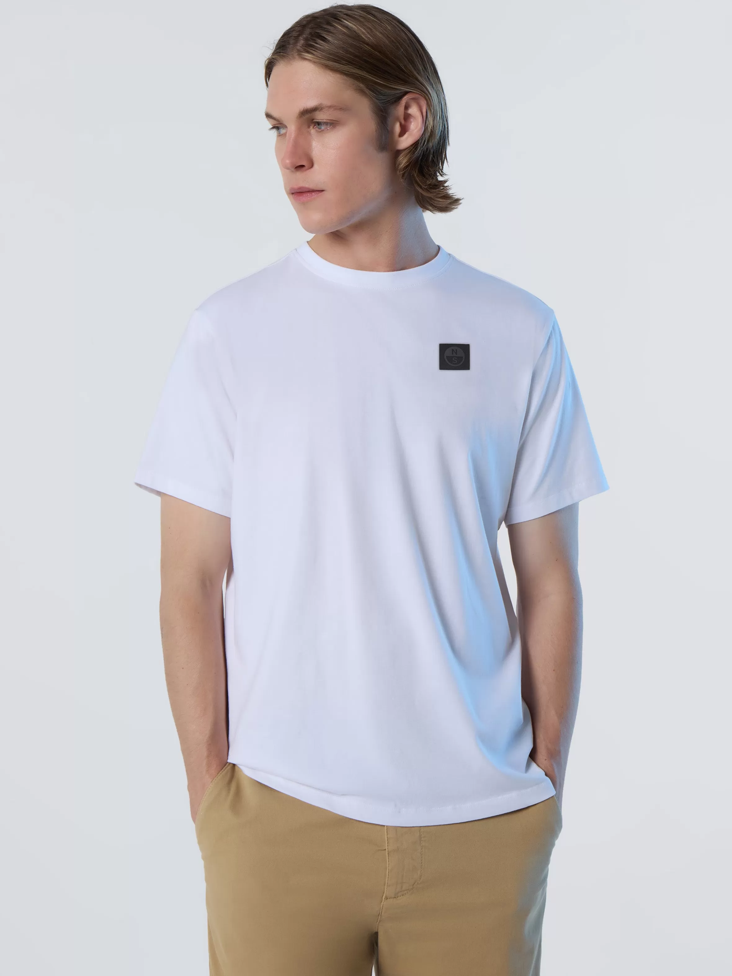 Uomo North Sails T-shirt Con Patch North Tech